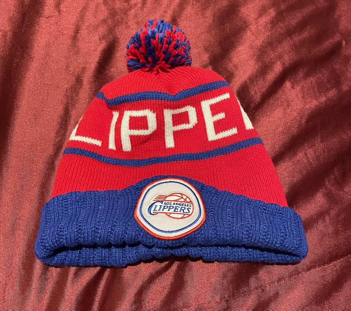 Mitchell & Ness Los Angeles Clippers Mitchell & Ness Pom Beanie Winter NBA Size ONE SIZE - 1 Thumbnail