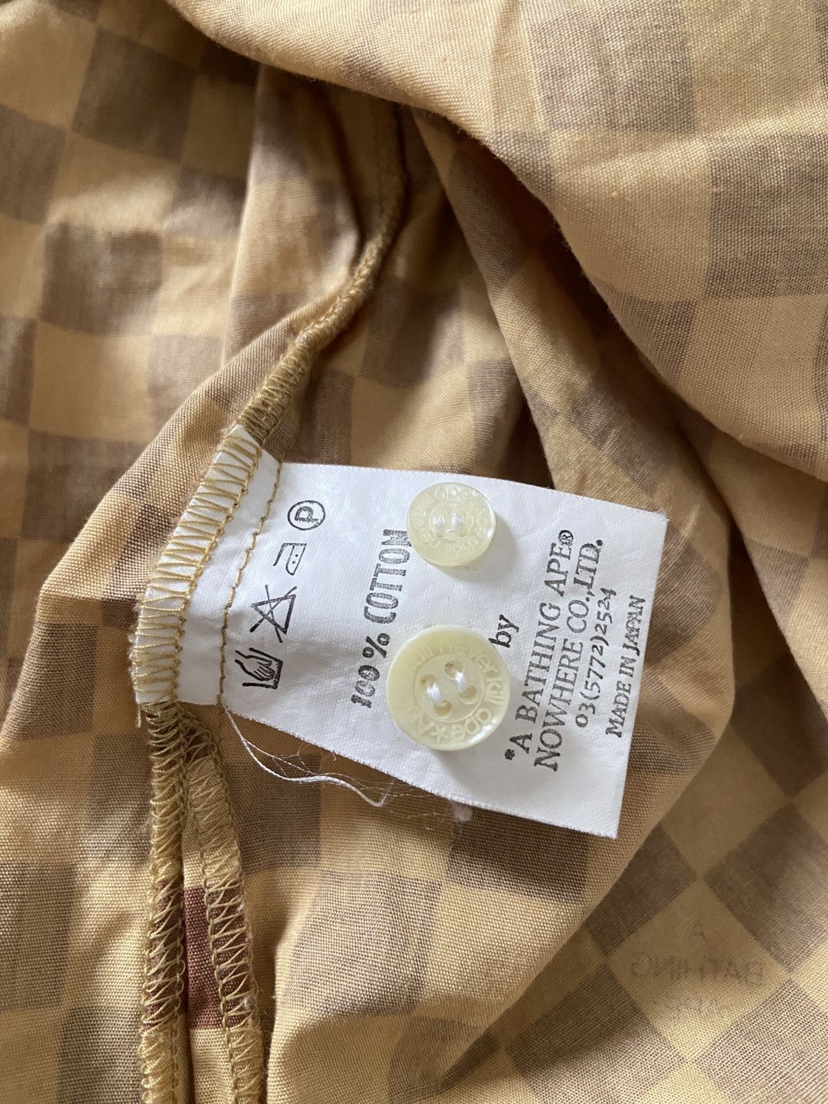 Bape Vintage Bape Checked Pocket Shirt Button Up Size US M / EU 48-50 / 2 - 9 Thumbnail