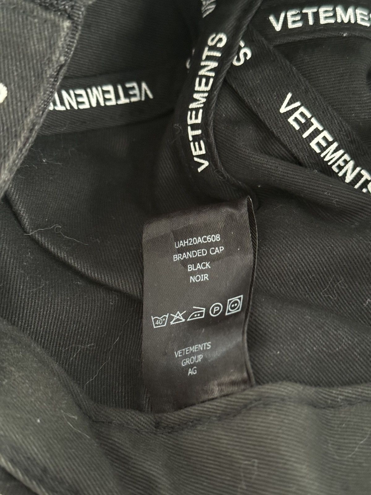 Vetements Vetements 404 Racing Error Embroidery Hat Size ONE SIZE - 8 Thumbnail