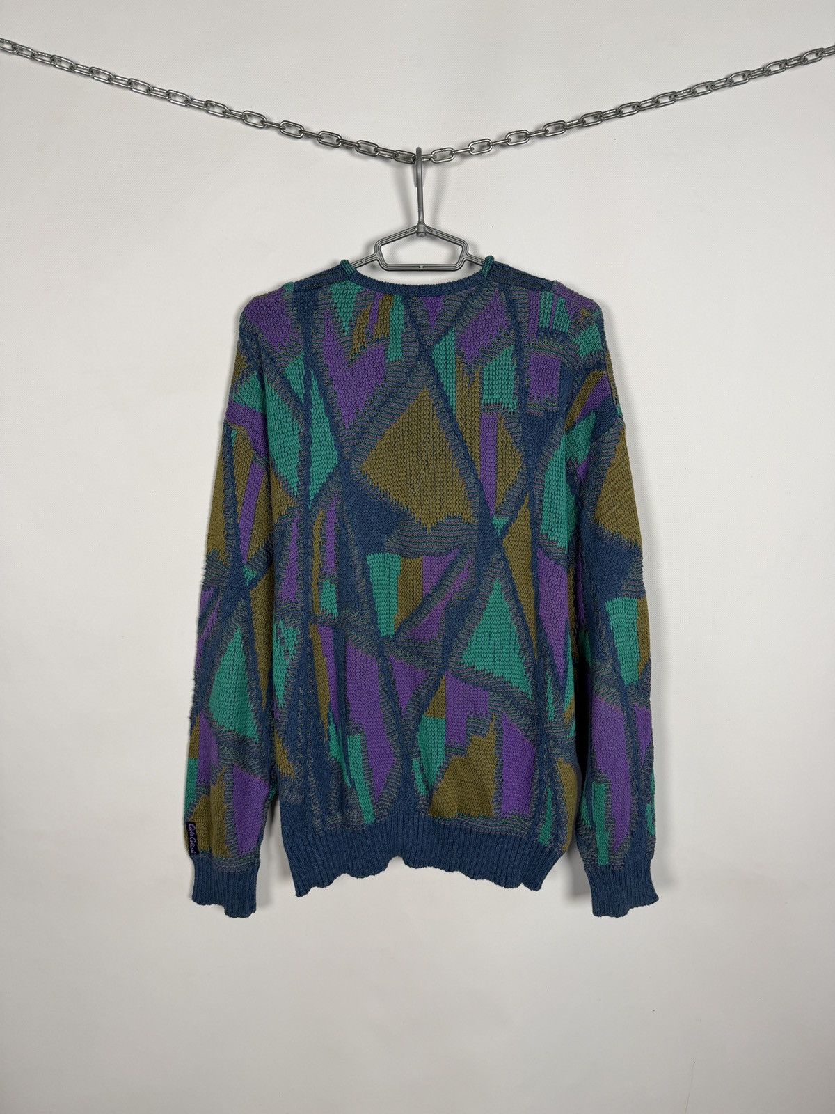 Carlo Colucci Carlo Colucci Moda Uomo Vintage V-Neck Knit Sweater Size 54 Size US L / EU 52-54 / 3 - 11 Thumbnail