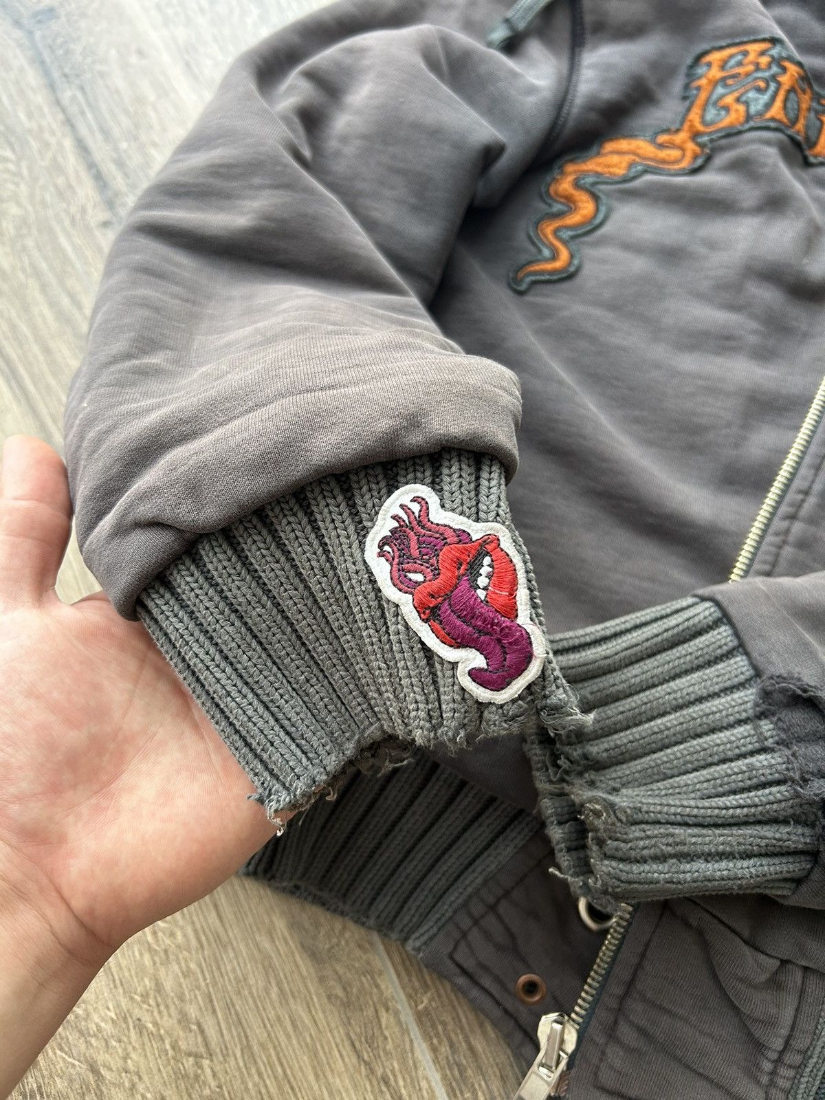 Designer × Japanese Brand × Vintage Vintage Energy Big logo y2k zip-hoodies faded rare mens Size US M / EU 48-50 / 2 - 4 Thumbnail
