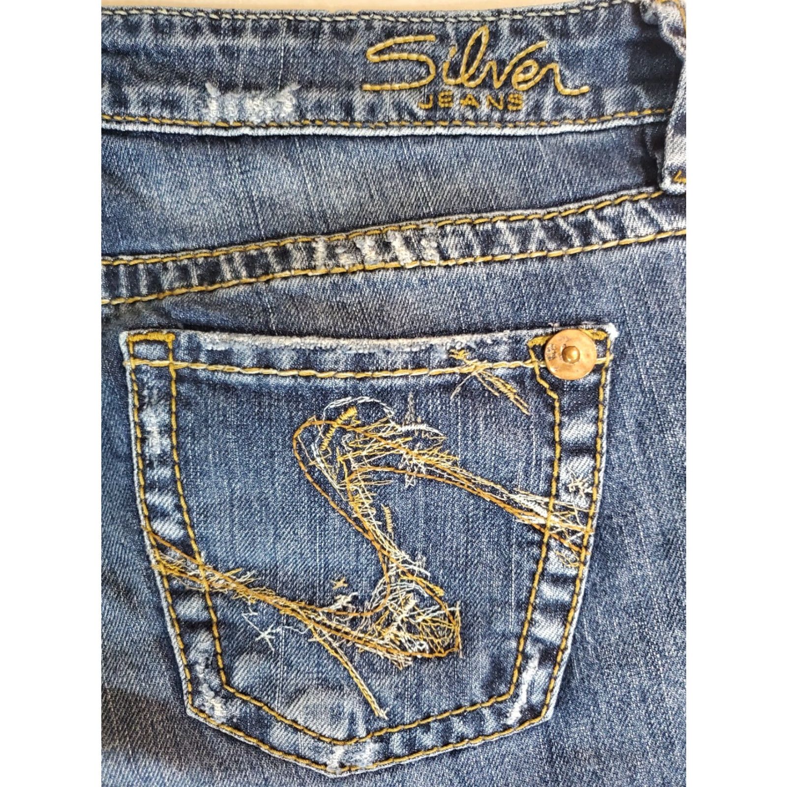 Silver Jeans Co. VINTAGE not Vintage? Size 28" / US 6 / IT 42 - 7 Thumbnail
