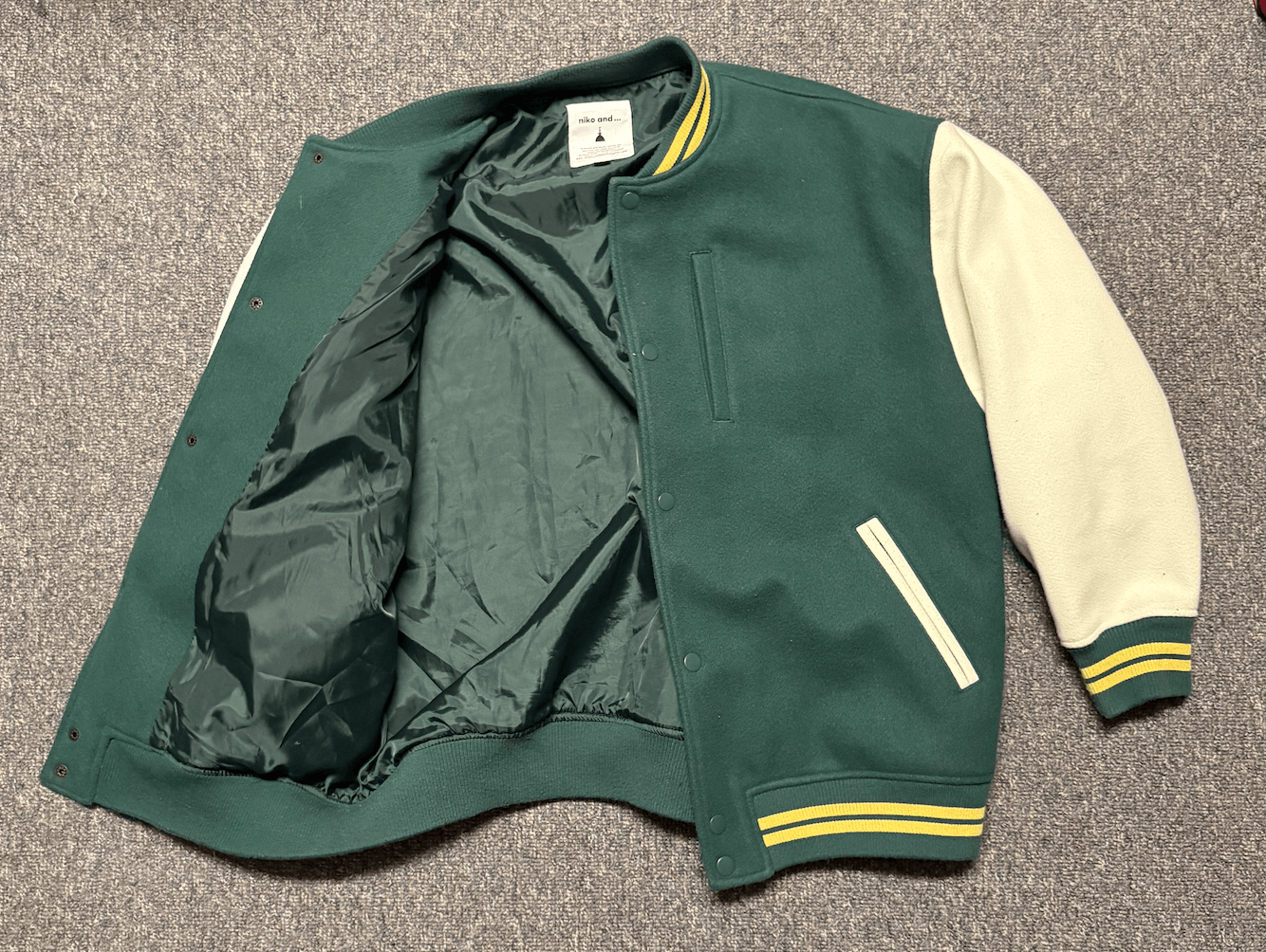 Japanese Brand × Vintage JAPANESE BRAND Niko and … Letterman Varsity Jacket Size US M / EU 48-50 / 2 - 5 Thumbnail