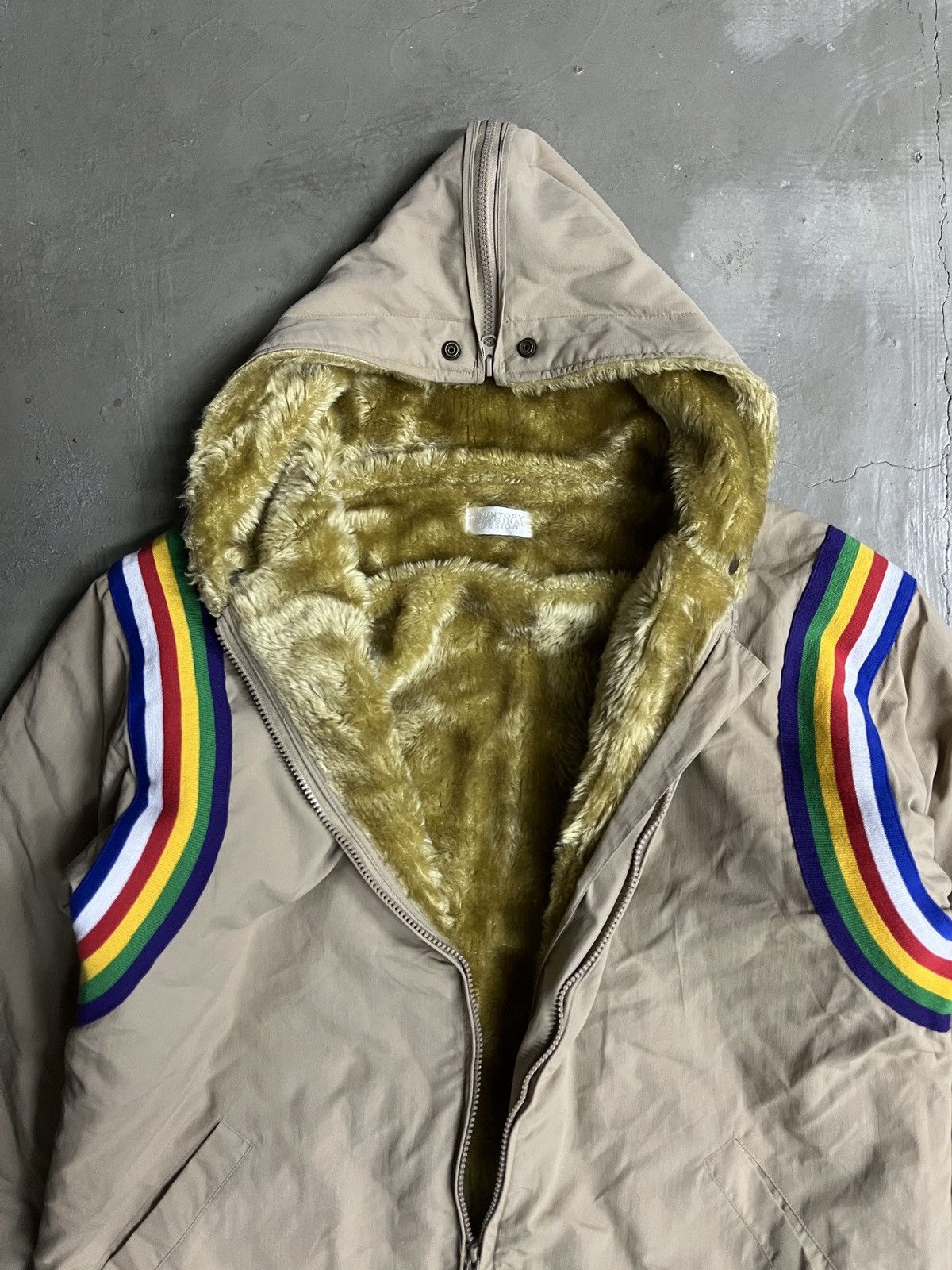 Vintage Vintage Rare SUNTORY BOSS COFFEE Japan Sherpa Parka Size US L / EU 52-54 / 3 - 12 Thumbnail