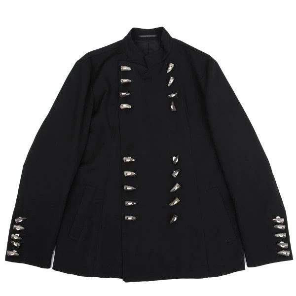 Yohji Yamamoto YOHJI YAMAMOTO POUR HOMME Wool Gabardine Jacket 1 Size US S / EU 44-46 / 1 - 1 Thumbnail