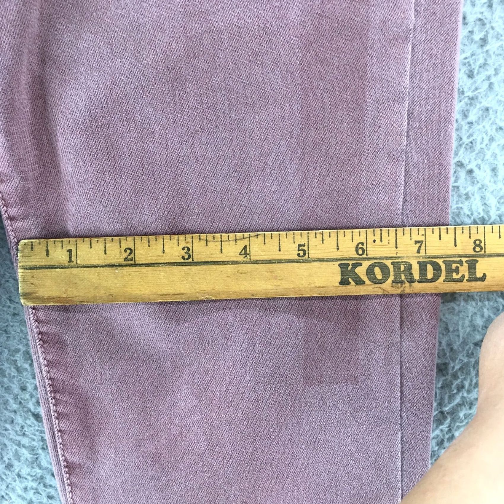American Eagle Outfitters American Eagle Outfitters Skinny Jeans Womens 2 Purple Low Rise Zip Fly Button Jeans Mens? Size 26" / US 2 / IT 38 - 6 Thumbnail