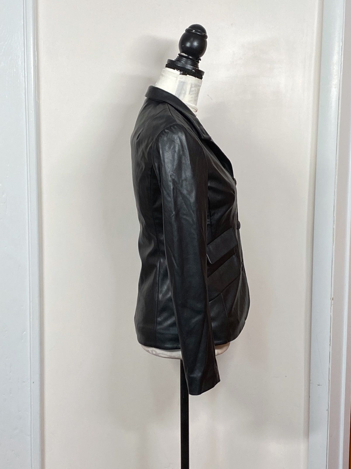 Rag & Bone rag & bone Slade Faux Leather Tailored Blazer size 0 Size XS / US 0-2 / IT 36-38 - 9 Thumbnail