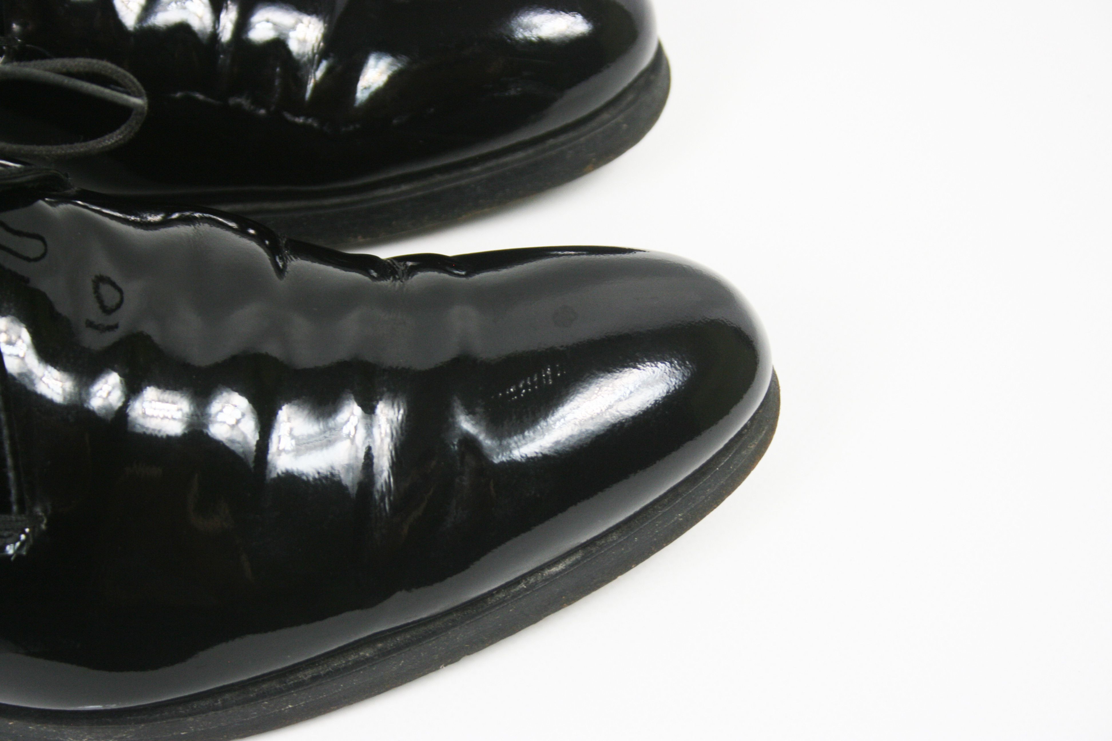 Prada 2008 Mainline Patent Leather Derby Shoes Size US 8 / EU 41 - 9 Thumbnail