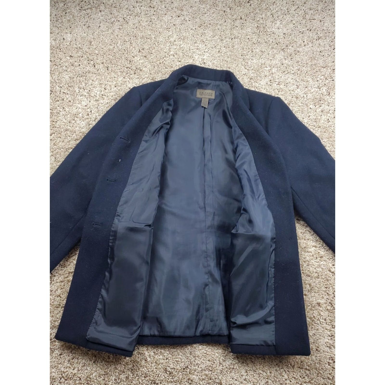 Vintage VINTAGE John Paul Richard Blazer Jacket Womens 10 Blue Wool Blend Pockets Button Classic Formal Business Size L / US 10 / IT 46 - 6 Thumbnail