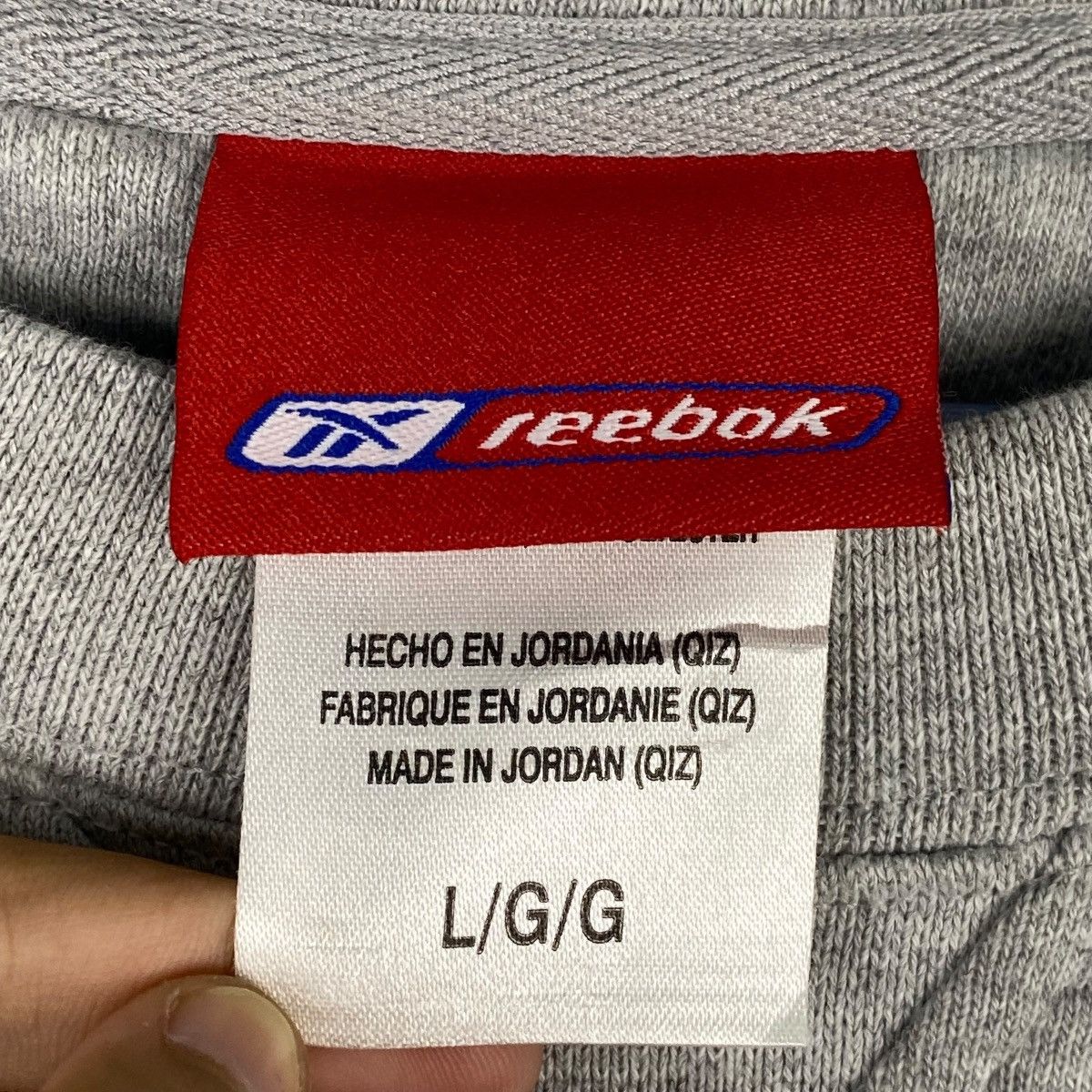 Reebok × Vintage Vintage Reebok Embroidered Crewneck Sweatshirt Gray Pullover Size US XXL / EU 58 / 5 - 5 Thumbnail