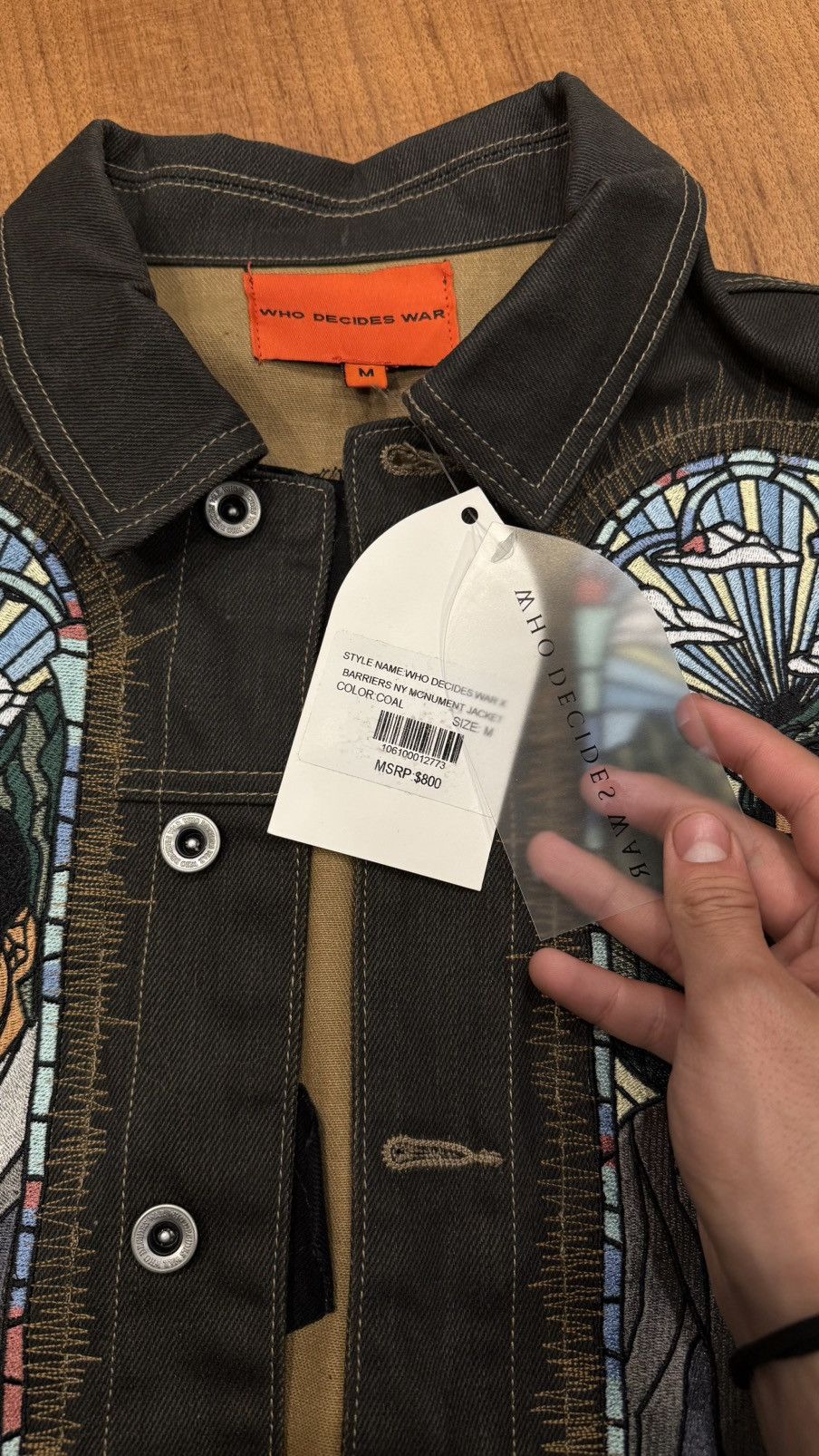 Who Decides War Who Decides War X Barriers NY Monument Denim jacket Size US M / EU 48-50 / 2 - 3 Thumbnail
