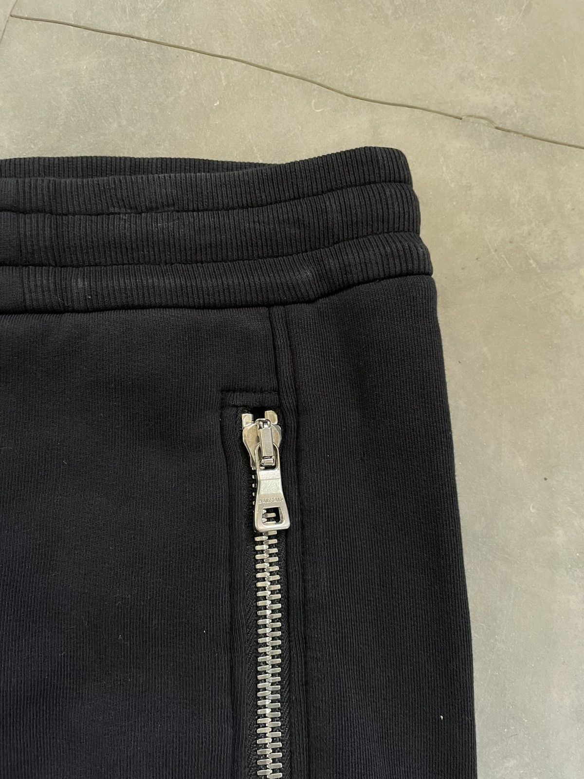 Balmain Balmain Biker Embossed Sweatpants Black Size US 30 / EU 46 - 7 Thumbnail