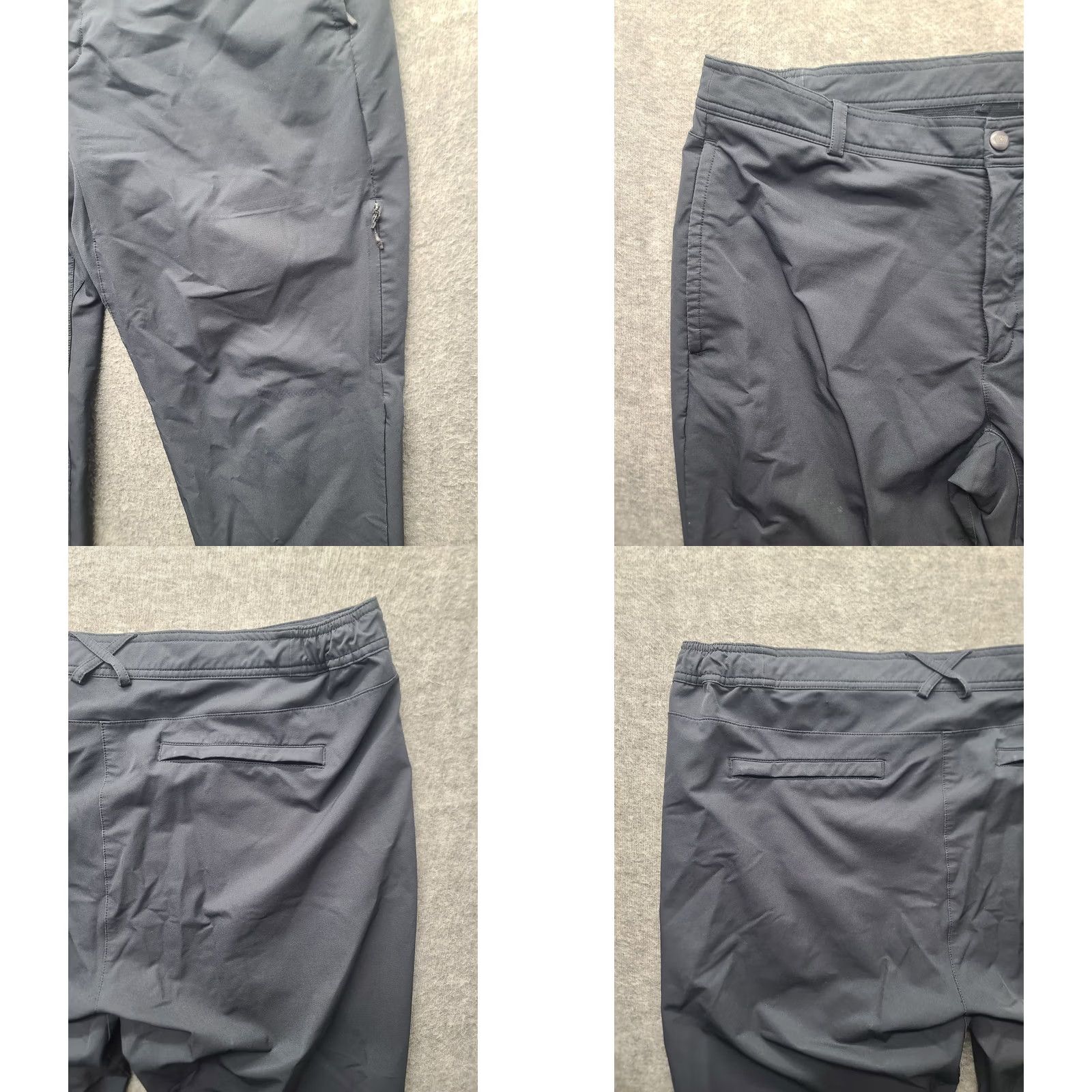 Vintage Mack Weldon Radius Jogger Pants Mens XL 38x32 Slim Fit Polyester Spandex Gray Size US 36 / EU 52 - 8 Thumbnail