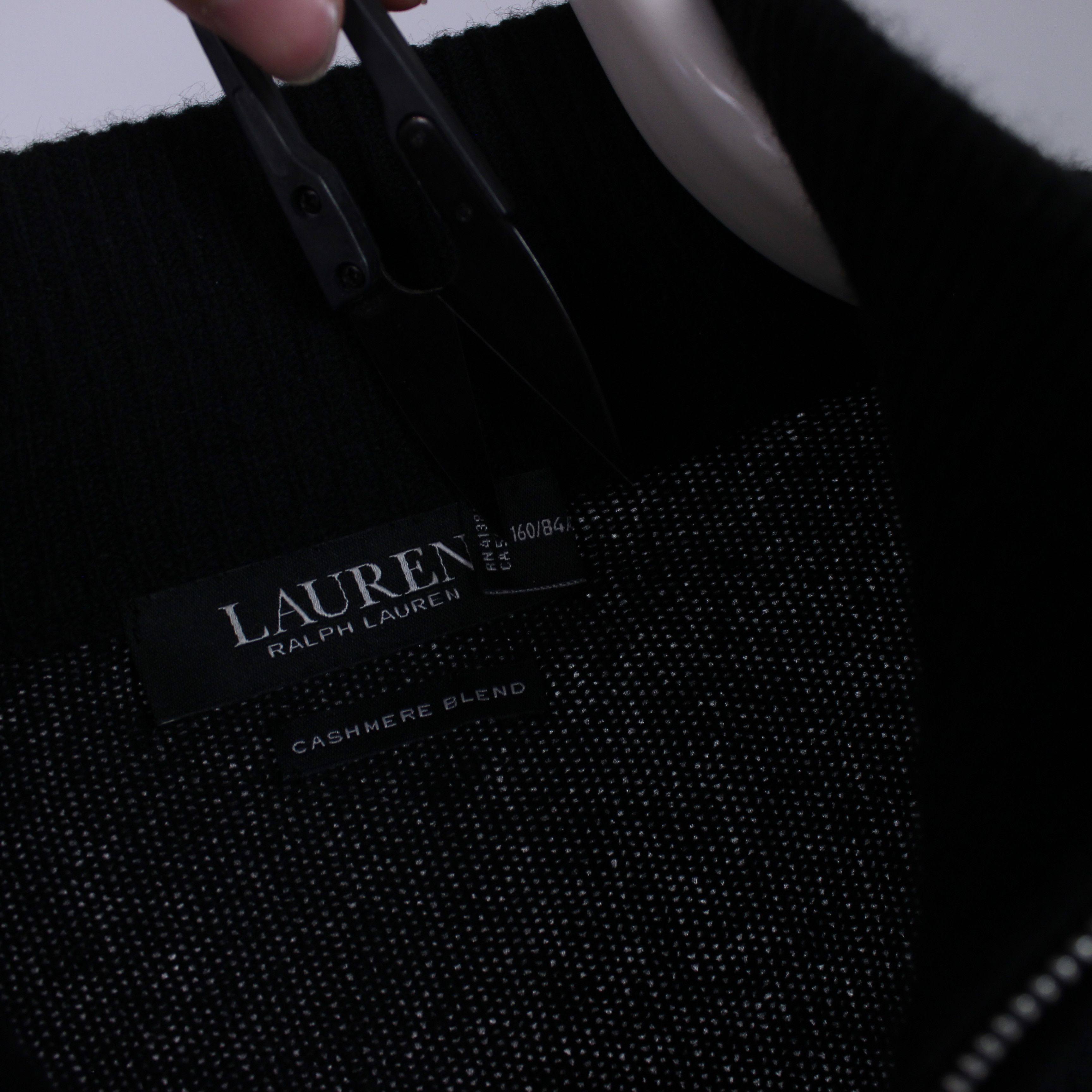 Polo Ralph Lauren Ralph Lauren cashmere full zip sweater pure S black label Size US S / EU 44-46 / 1 - 4 Thumbnail