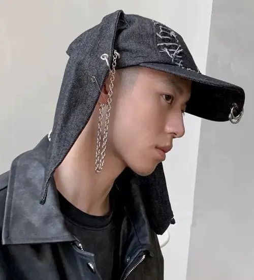 Japanese Brand Avant garde chunky bunny rabbit ear distressed raw denim cap Size ONE SIZE - 8 Thumbnail