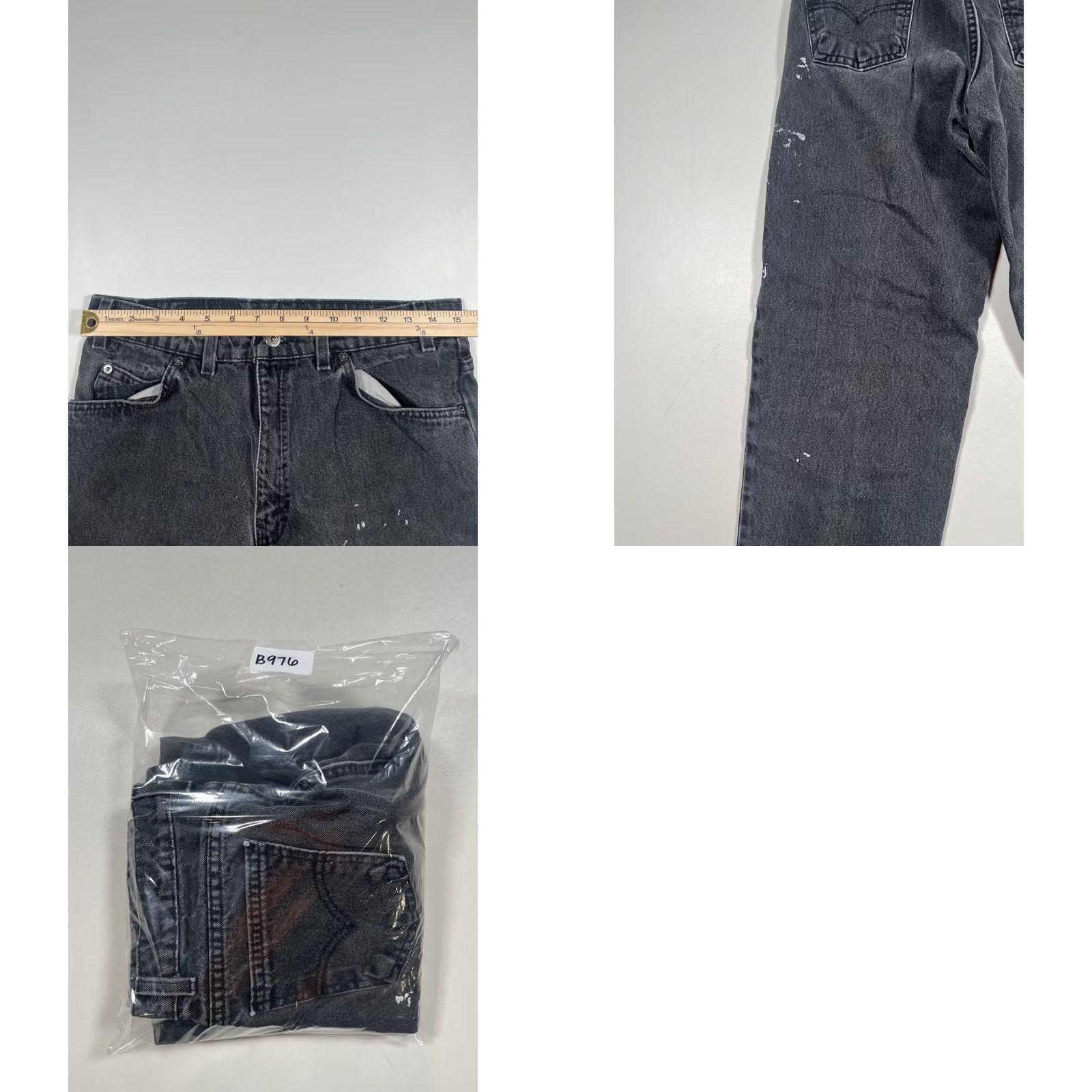 Levi's VINTAGE Levi's 550 Jeans Mens 33x30 Gray Relaxed Fit Tapered Orange Tab USA VTG Jeans Mens 33x30 Gray Relaxed Fit Tapered Orange Tab USA VTG Size US 33 - 9 Thumbnail