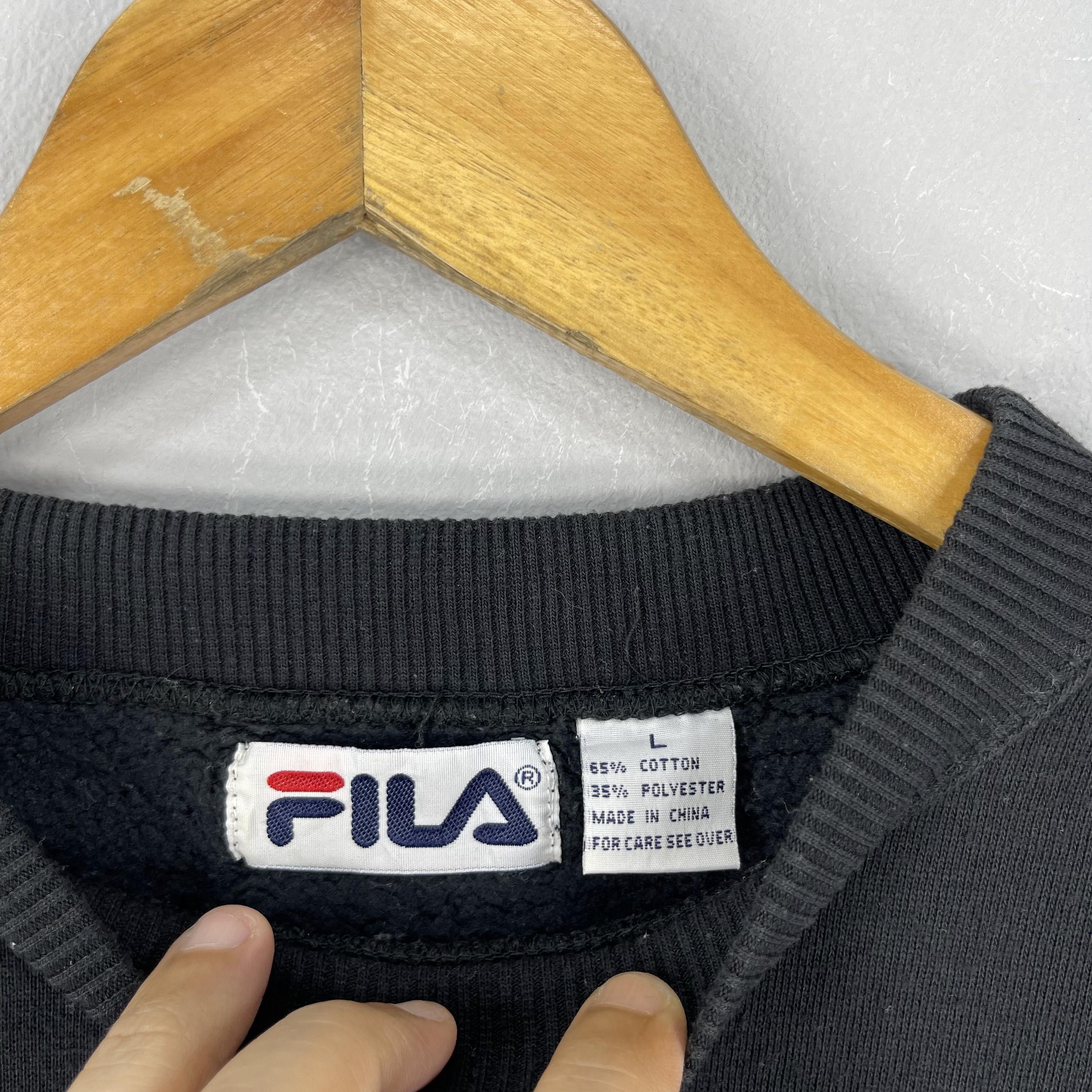 Fila Vintage FILA Italia Big Logo Spell Out Embroidery Sweatshirt Size US L / EU 52-54 / 3 - 4 Thumbnail