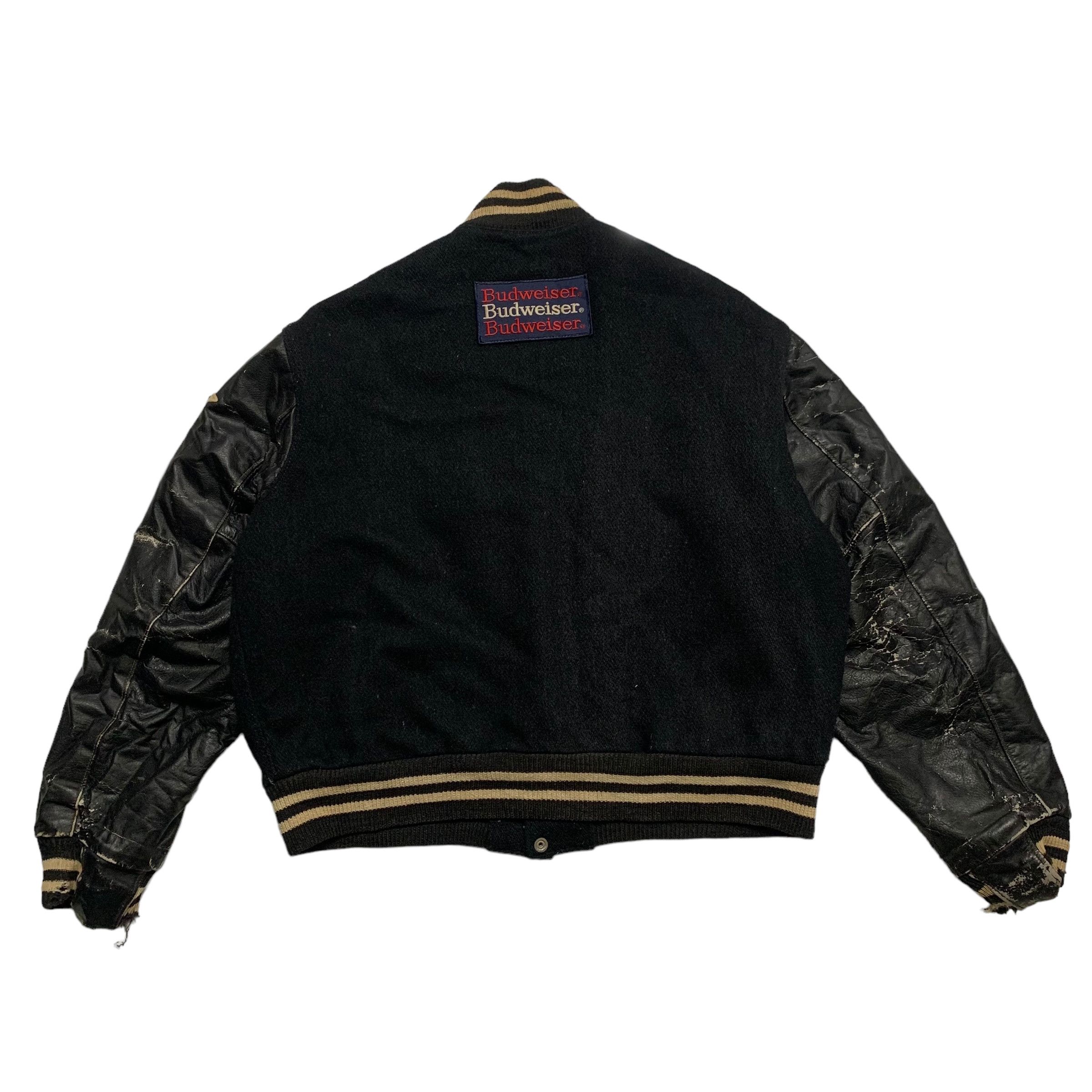 Golden Bear Vintage 80s Golden Bear Budweiser Varsity Jacket Size US XL / EU 56 / 4 - 8 Thumbnail
