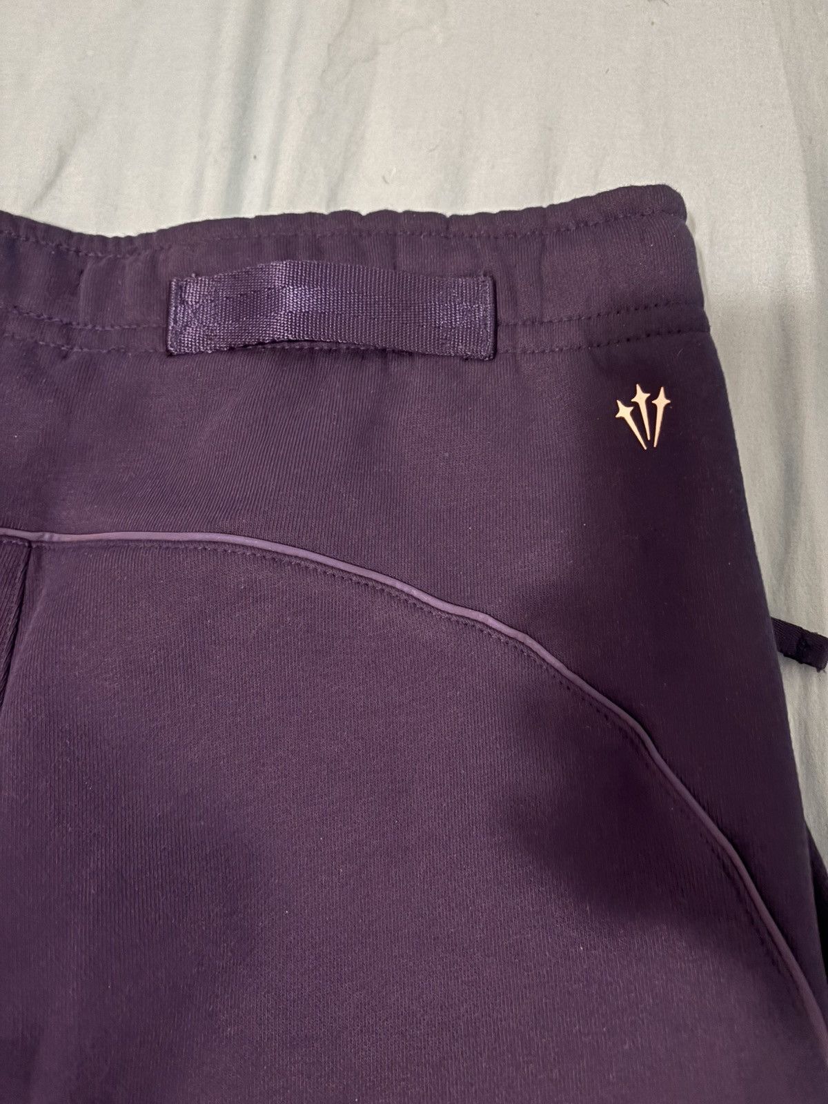 Jordan Brand × NOCTA × Nike Nike x Drake NOCTA Cardinal Stock Fleece Pants/joggers Navy Size US 29 - 5 Thumbnail