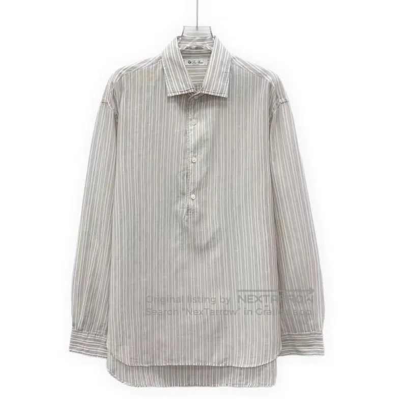 Loro Piana Loro Piana Color block striped cotton collar single-breast Size US M / EU 48-50 / 2 - 1 Thumbnail