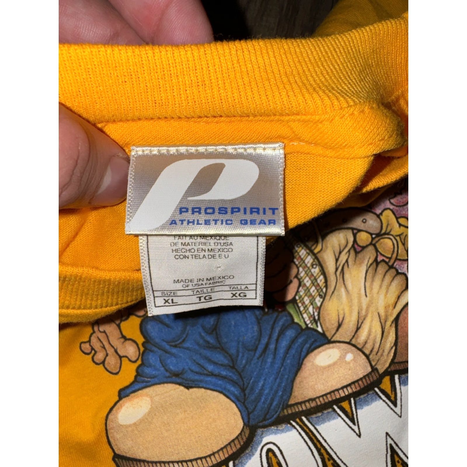 Vintage VINTAGE Gear Prospirit Athletic Iowa Farmers T-Shirt XL Yellow Mens Size US XL / EU 56 / 4 - 3 Thumbnail