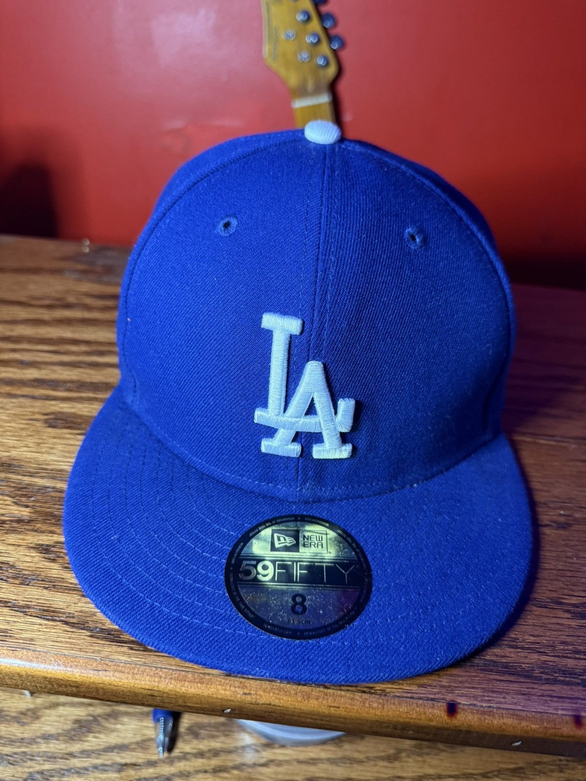 New Era New era fitted hat size 8 La dodgers Size ONE SIZE - 1 Thumbnail