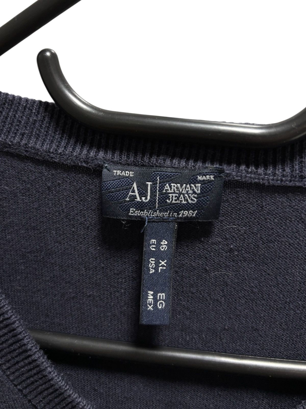 Armani Y2K Armani Cardigan Sweater Cotton Rhinestones Button Size XL / US 12-14 / IT 48-50 - 4 Thumbnail