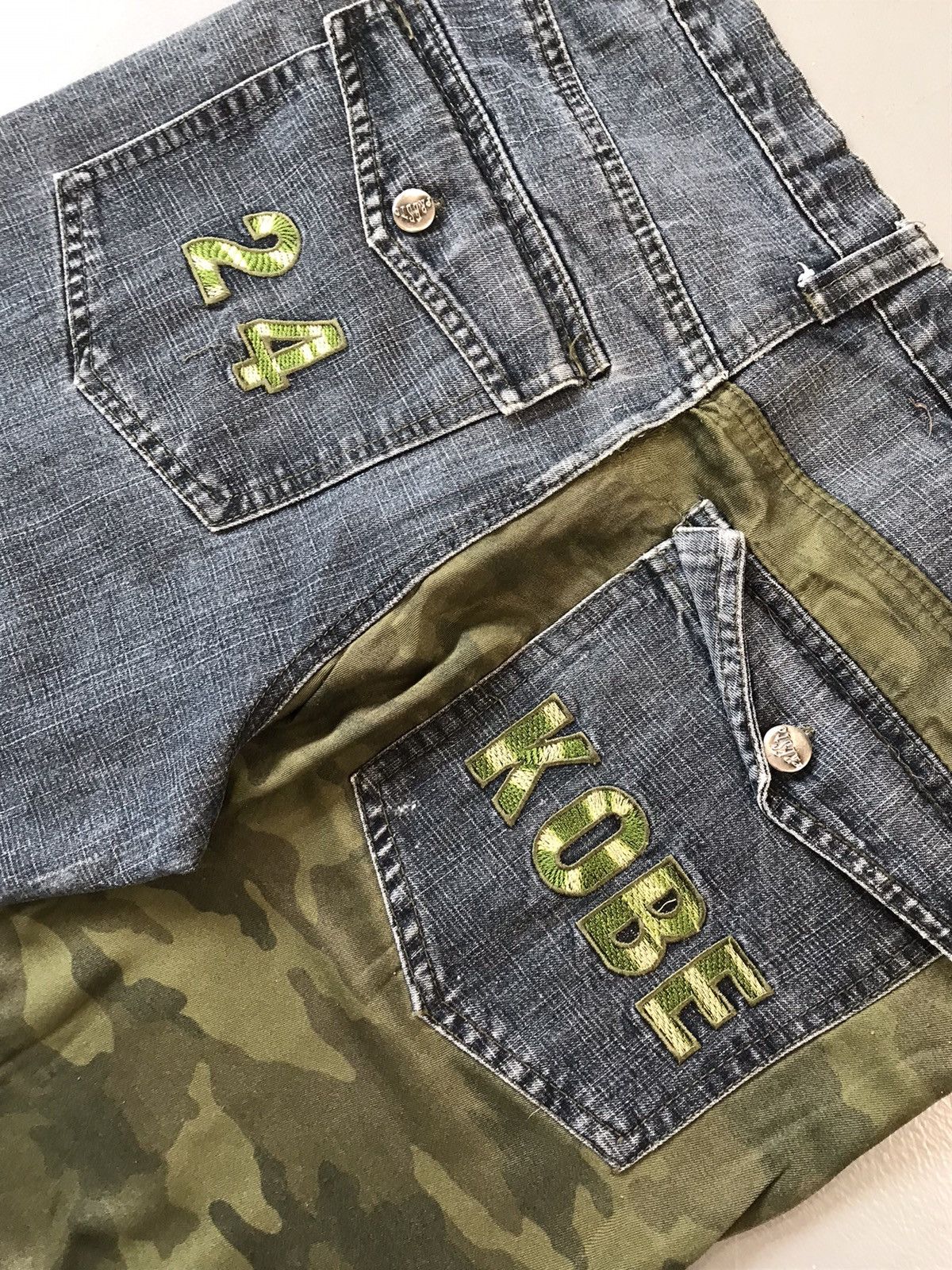 NBA × Vintage Vintage NBA SpellOut embroidered denim Size US 32 / EU 48 - 9 Thumbnail