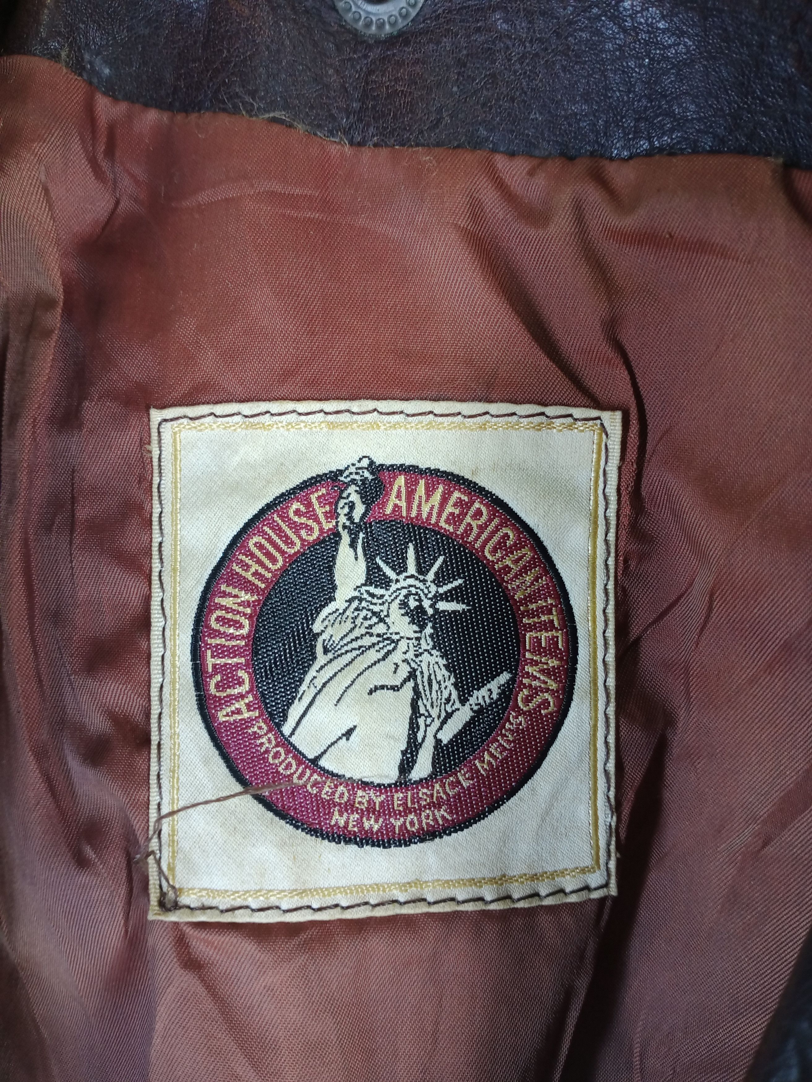 Japanese Brand RARE VINTAGE ELSACE MENS NEW YORK LEATHER VEST Size US M / EU 48-50 / 2 - 6 Thumbnail