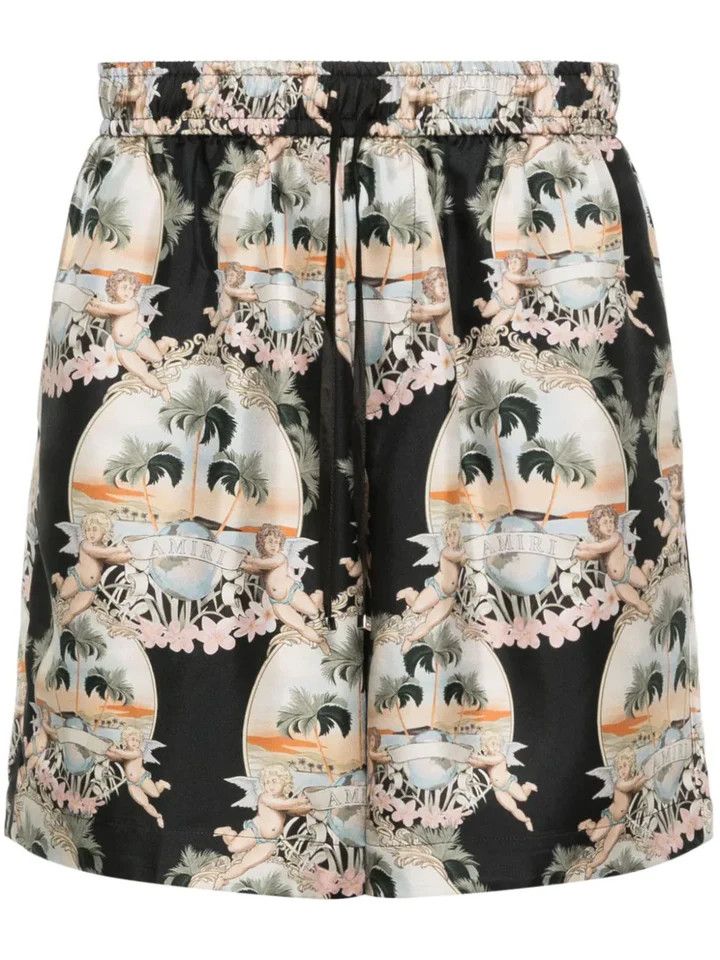 ショートパンツ AMIRI Woman Short Multicolor PF23WKB021 900 Amiri Outlet: Short woman - Multicolor | Amiri short
