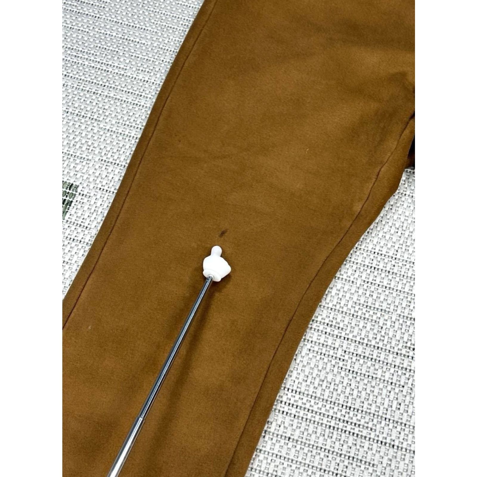 J. Jill J Jill Pants Womens 10 Petite Brown Faux Suede Luxe Ankle Stretch Straight Leg Size 32" / US 10 / IT 46 - 4 Thumbnail