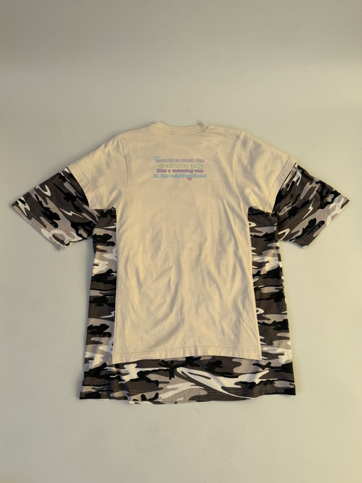 Balenciaga Balenciaga Camo Double-Layer Love Bear Tee Size US XS / EU 42 / 0 - 2 Thumbnail
