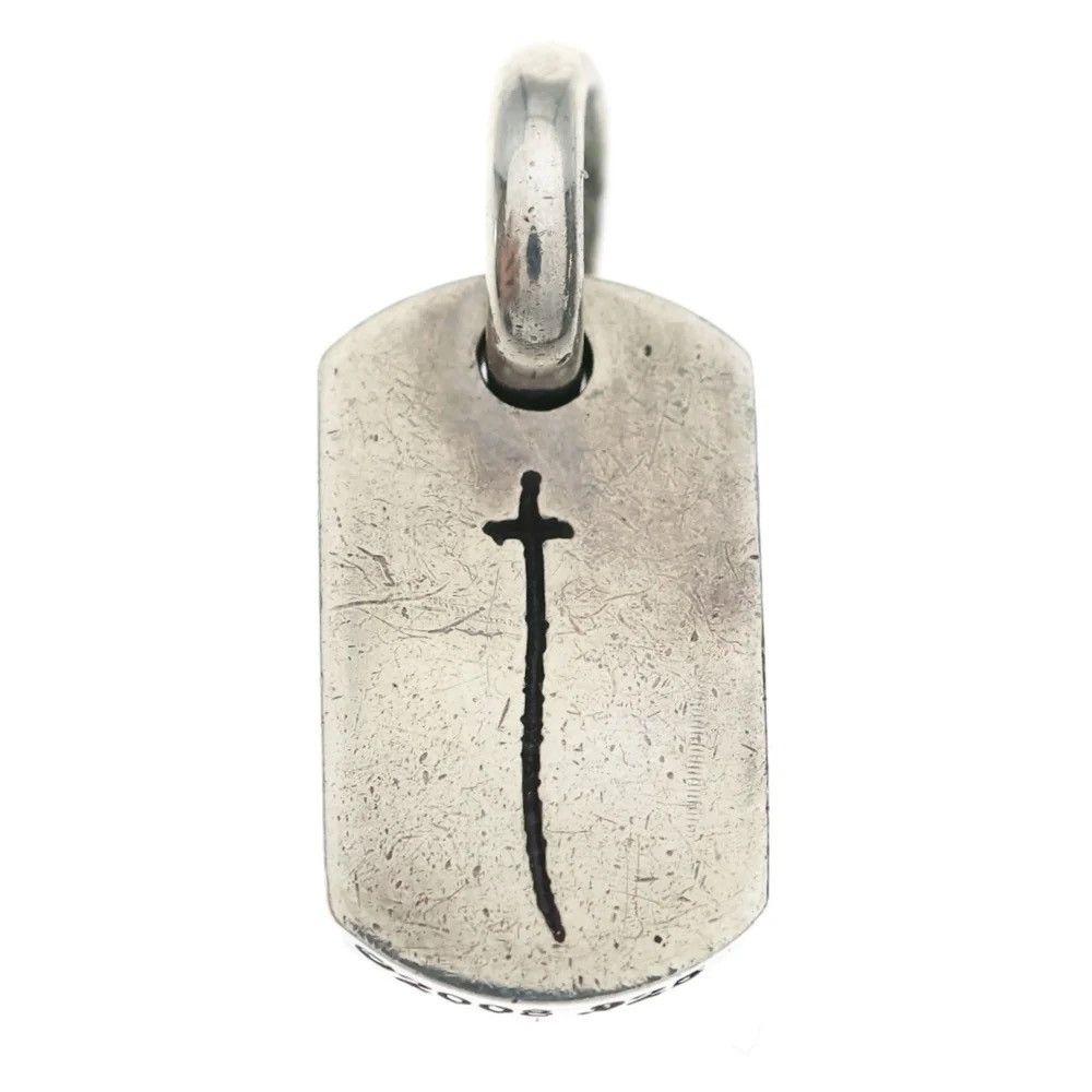 Chrome Hearts Chrome Hearts Cross Dog Tag Pendant Necklace Charm Size ONE SIZE - 1 Thumbnail