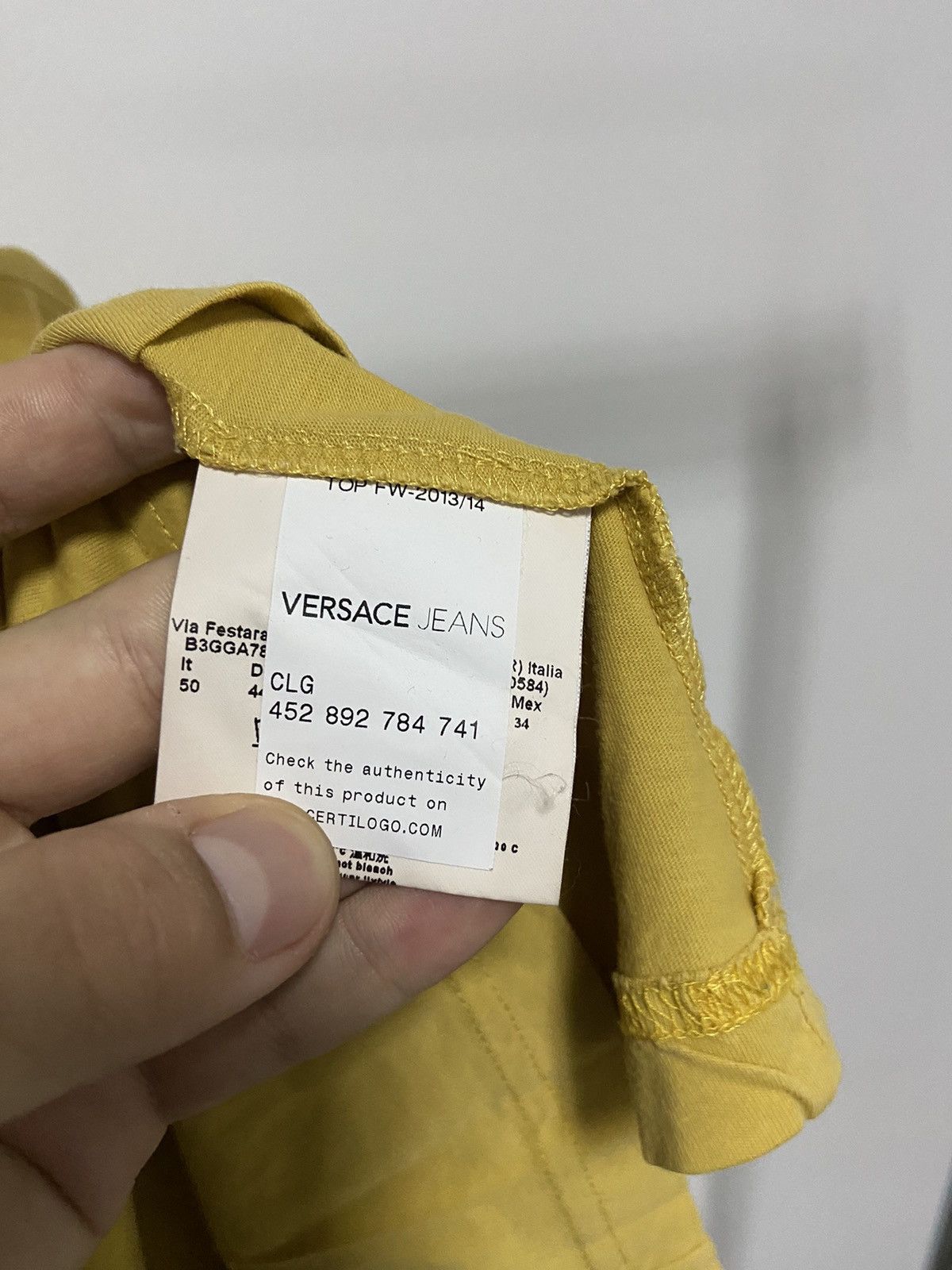 Versace × Versace Jeans Couture Versace jeans Vintage longsleeve big logo luxury Size US M / EU 48-50 / 2 - 5 Thumbnail