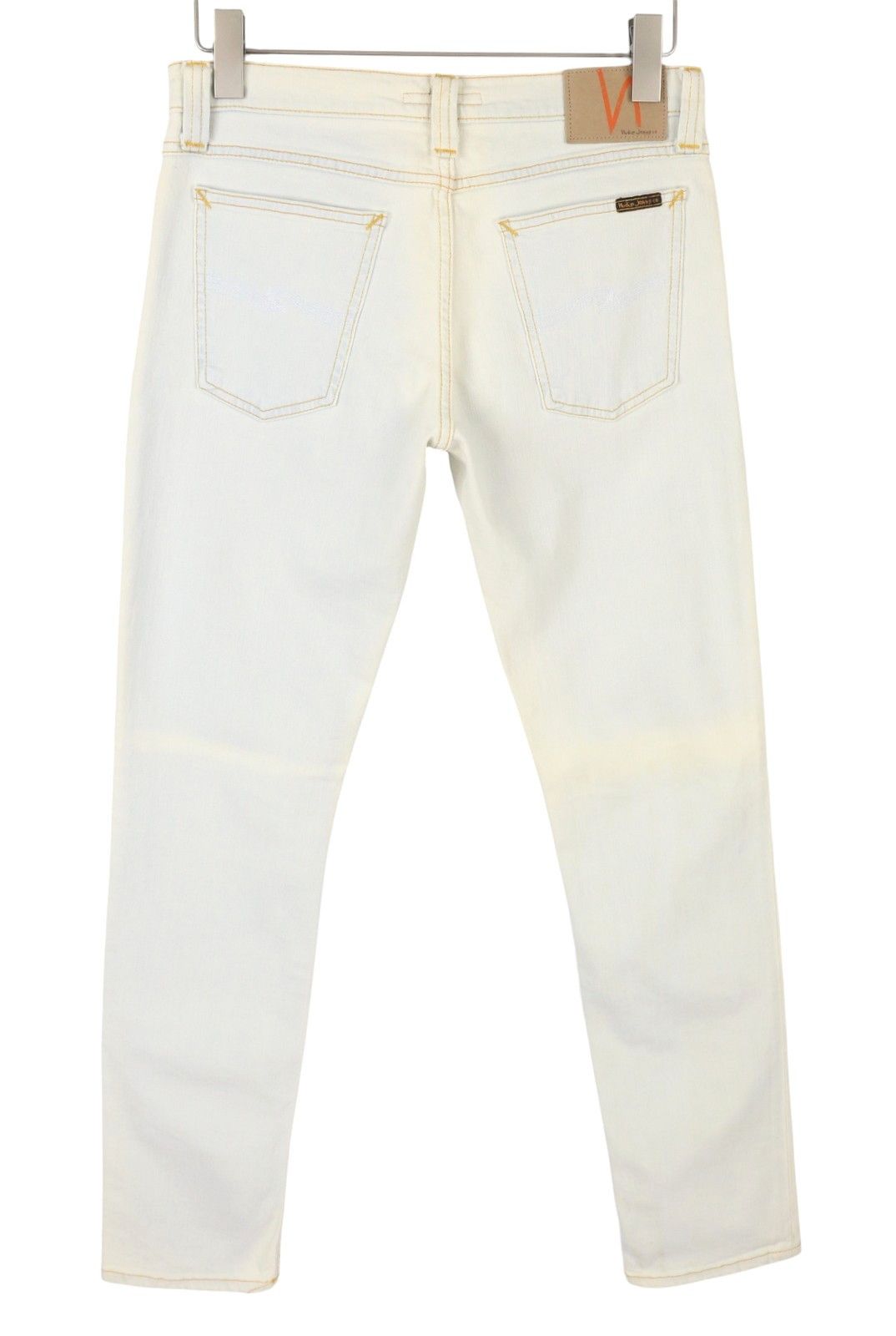 Nudie Jeans TUBE KELLY WHITE W29/L32 Faded Skinny Jeans 87258 Size US 29 - 2 Thumbnail