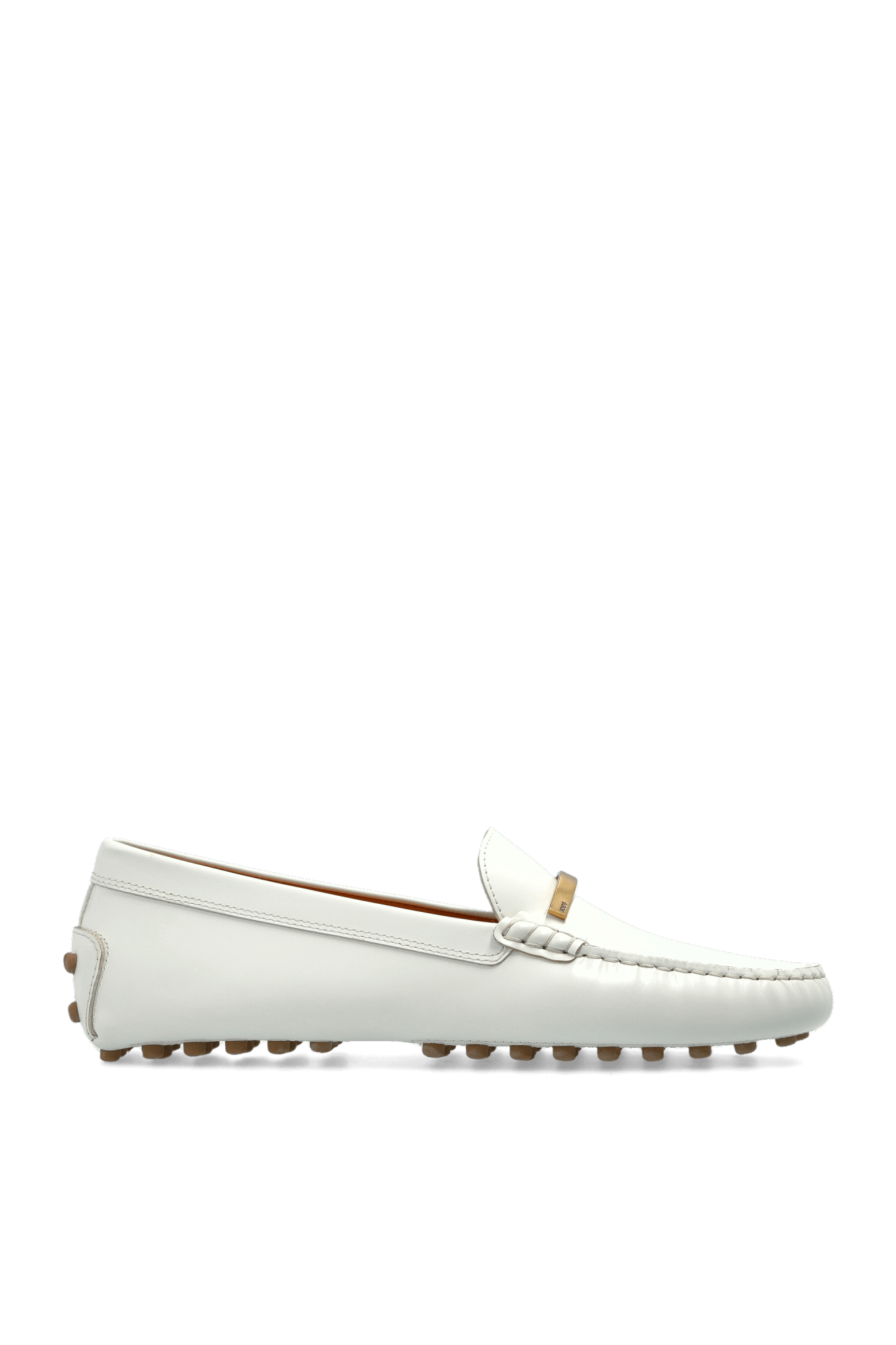 Tod's o1s22i1n0325 Calfskin Driving Loafers in White Size US 6 / IT 36 - 1 Thumbnail