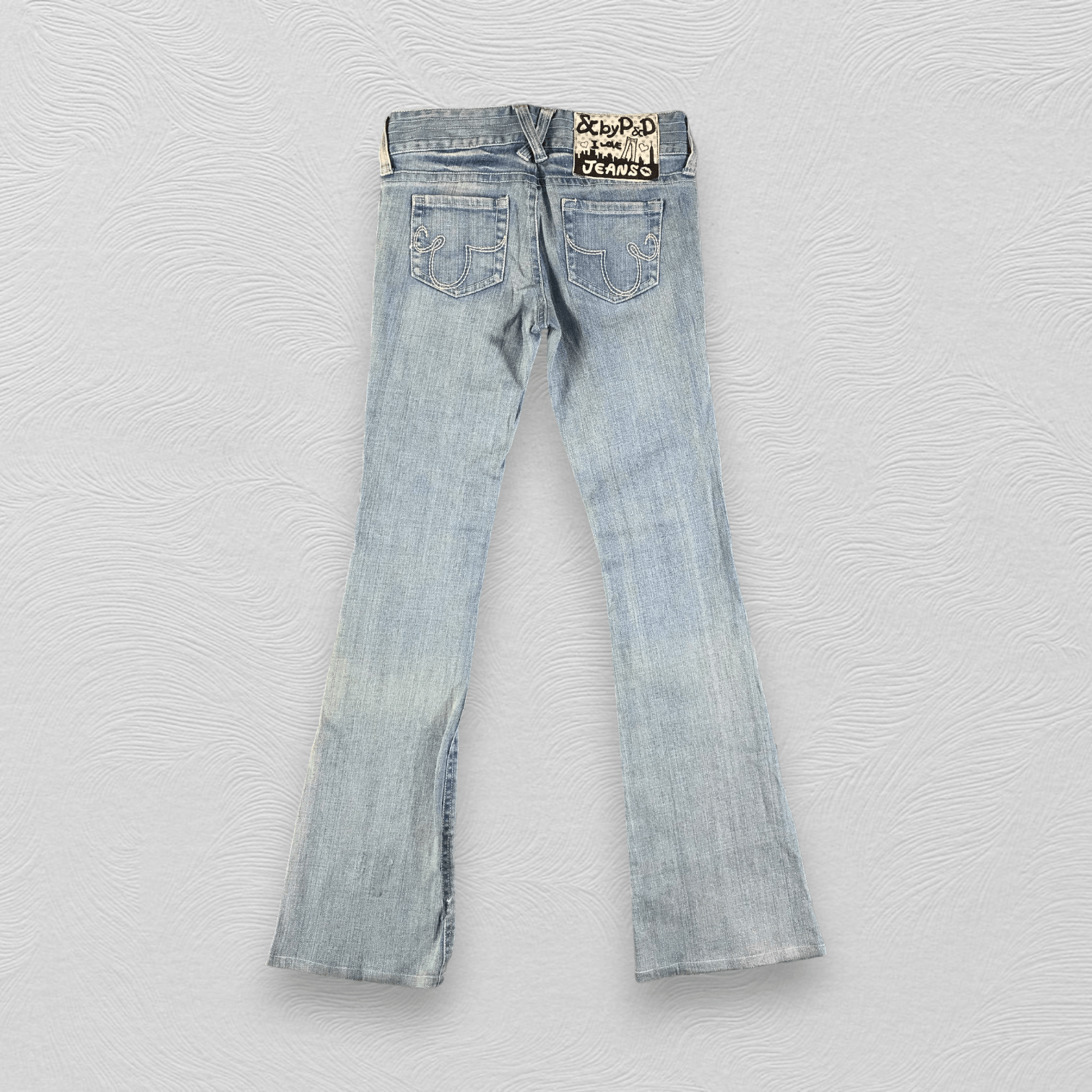 Japanese Brand Japanese Brand Medium Wash Flared Jeans KJ2068 Size 29" - 2 Thumbnail