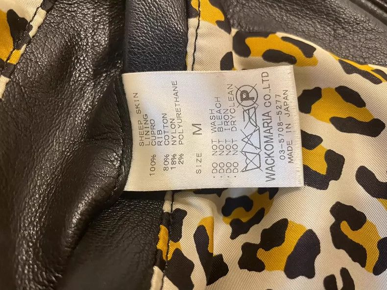 Wacko Maria WACKO MARIA Leather Jacket Size US M / EU 48-50 / 2 - 6 Thumbnail
