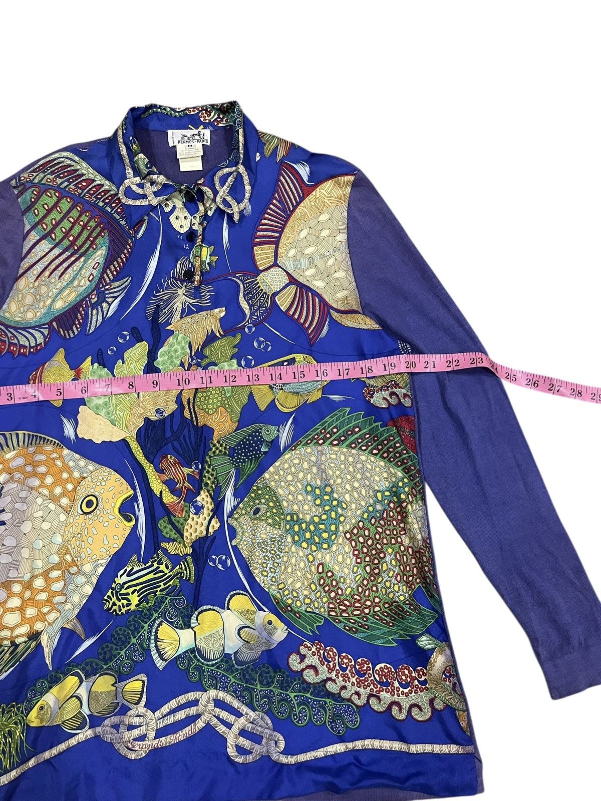 Hermes Hermès “Grands Fonds” Silk Knit Sweater/Polo – Margiela Era Size US M / EU 48-50 / 2 - 13 Thumbnail