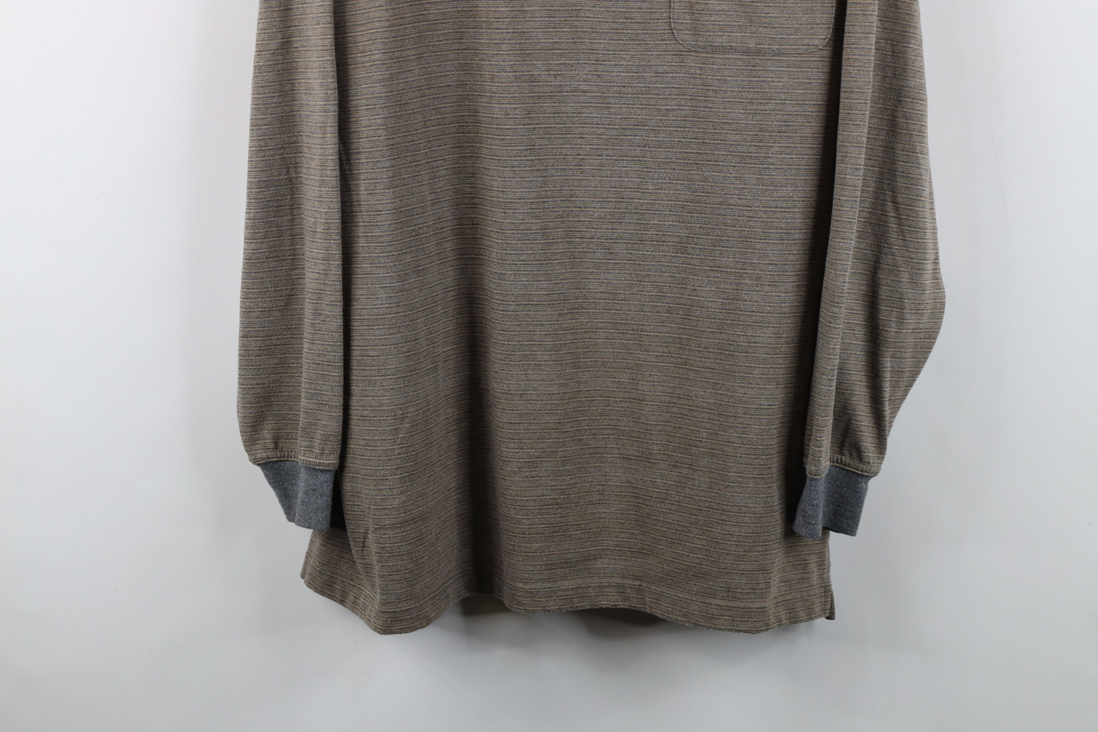 Vintage Vintage 90s Streetwear Knit Long Sleeve Rugby Polo Shirt Size US M / EU 48-50 / 2 - 3 Thumbnail