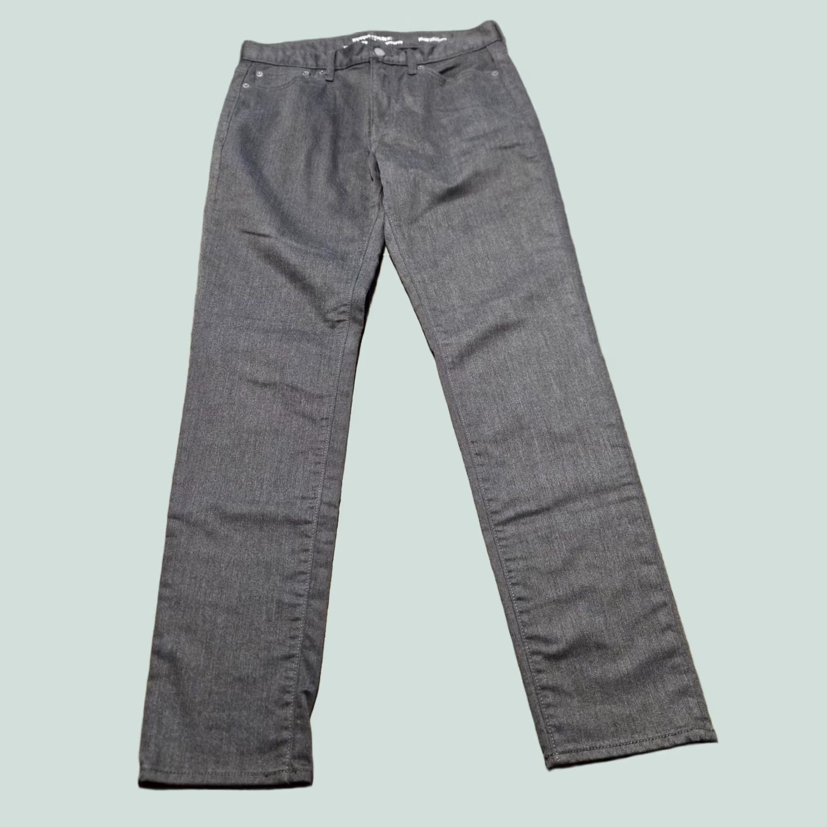 Banana Republic Banana Republic Mens Traveler Jeans 31x32 Gray Slim Fit Stretch Pants Size US 31 - 1 Thumbnail