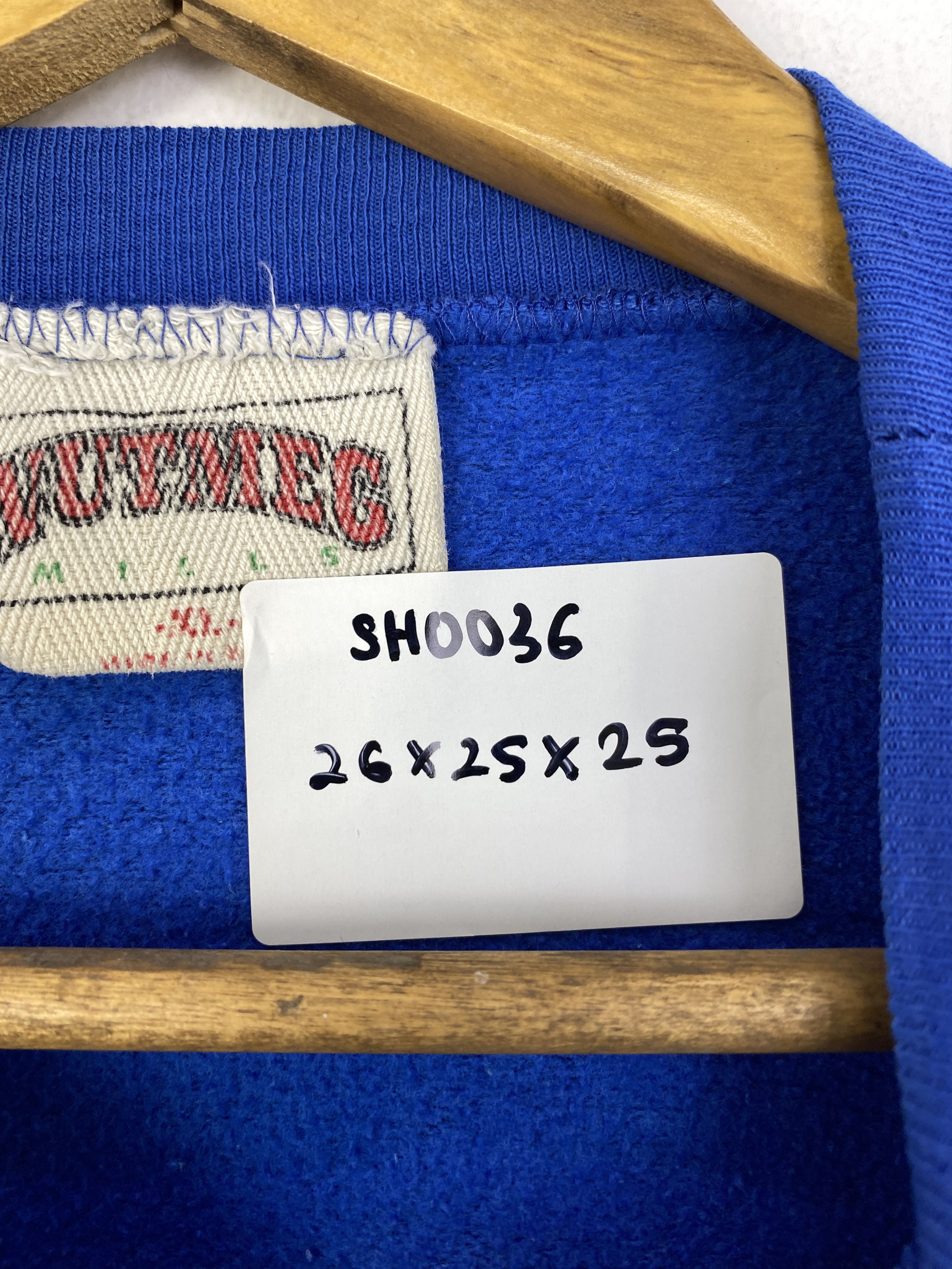 Nutmeg × Vintage Vintage 90s Nutmeg Miamisburg Spellout Sweatshirt SH0036 Size US XL / EU 56 / 4 - 11 Thumbnail