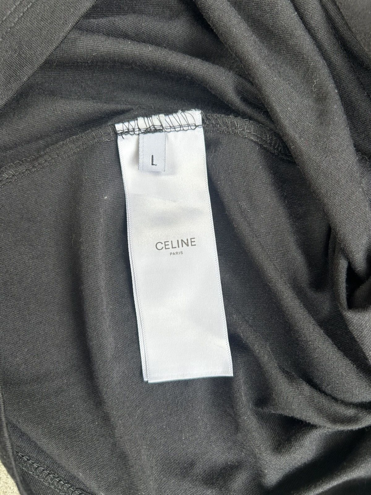 Celine Celine Paris T-shirt Cotton Jersey Size L / US 10 / IT 46 - 6 Thumbnail