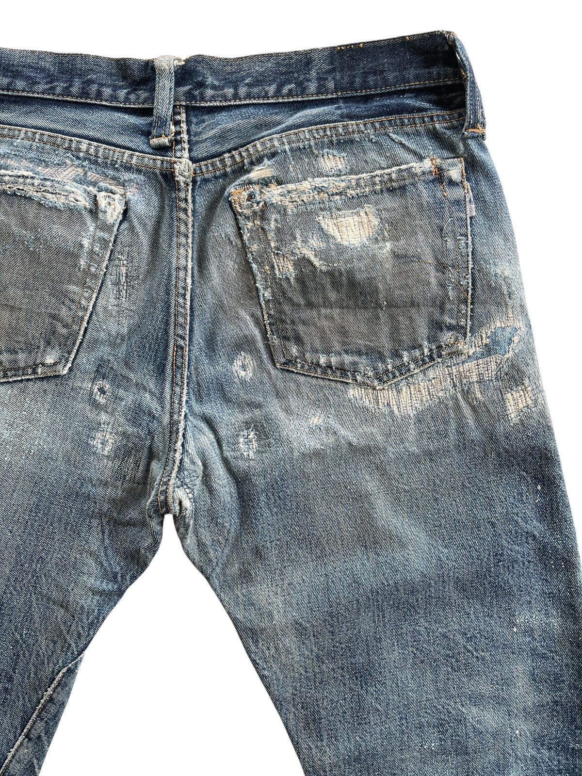 Studio D'Artisan Studio D'artisan Ripped Distressed Selvedge Denim Size US 32 / EU 48 - 11 Thumbnail
