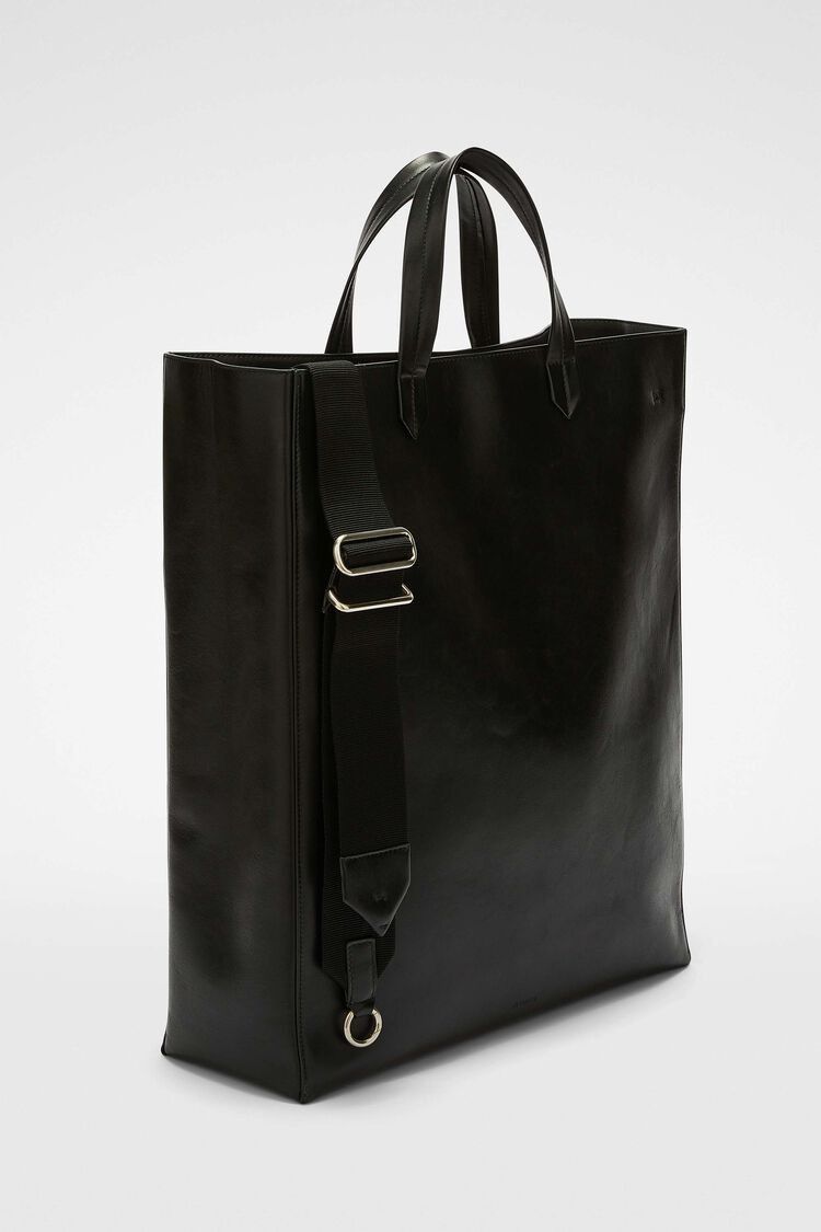 Jil Sander o1loc1c0426 Size:OS/Tote Bag Large in Black Size ONE SIZE - 2 Thumbnail