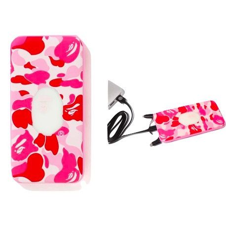 Bape ABC Camo Power Bank Pink