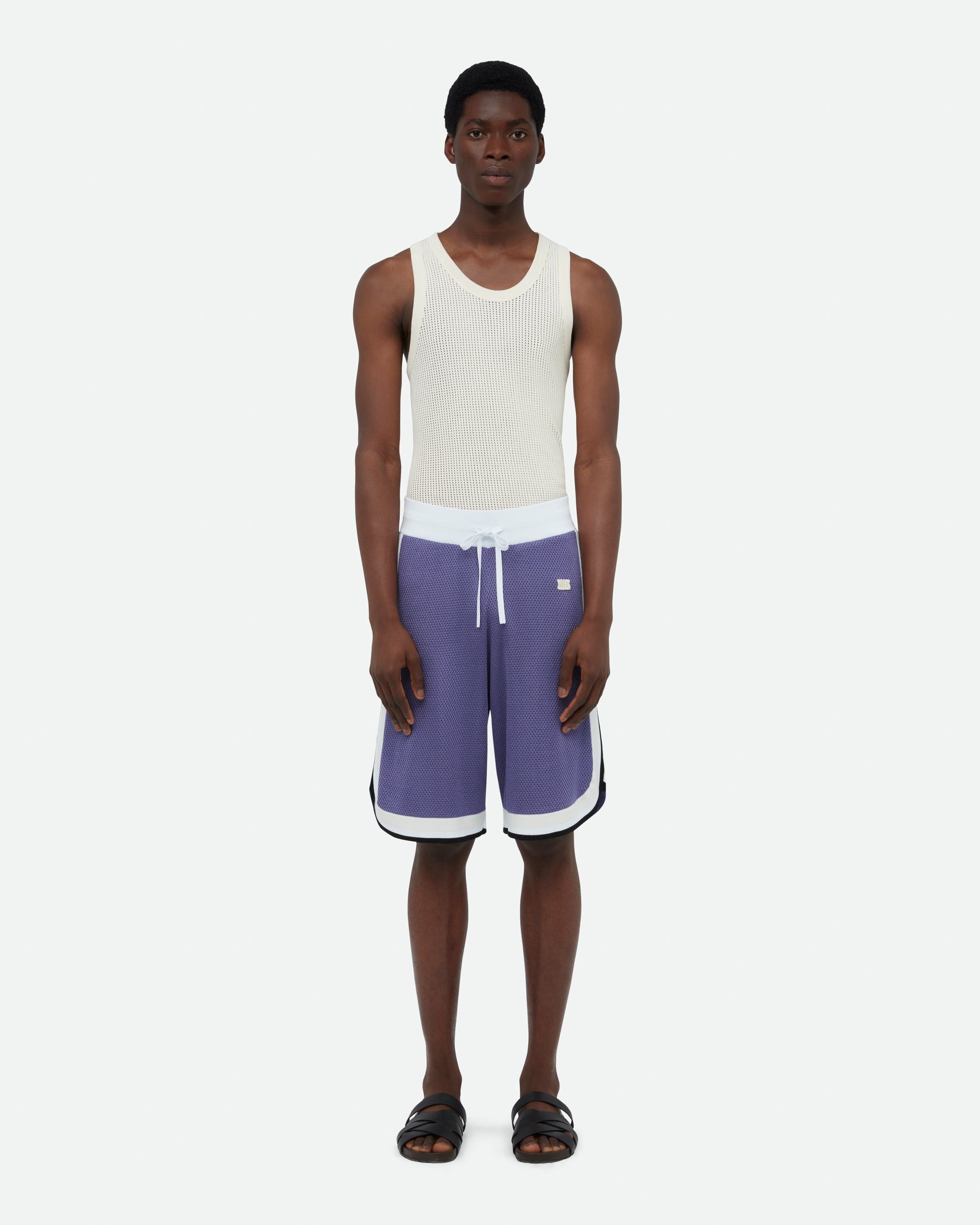 Wales Bonner o1mle0825 Unisex Rio Shorts in Blue/White Size US 34 / EU 50 - 3 Thumbnail