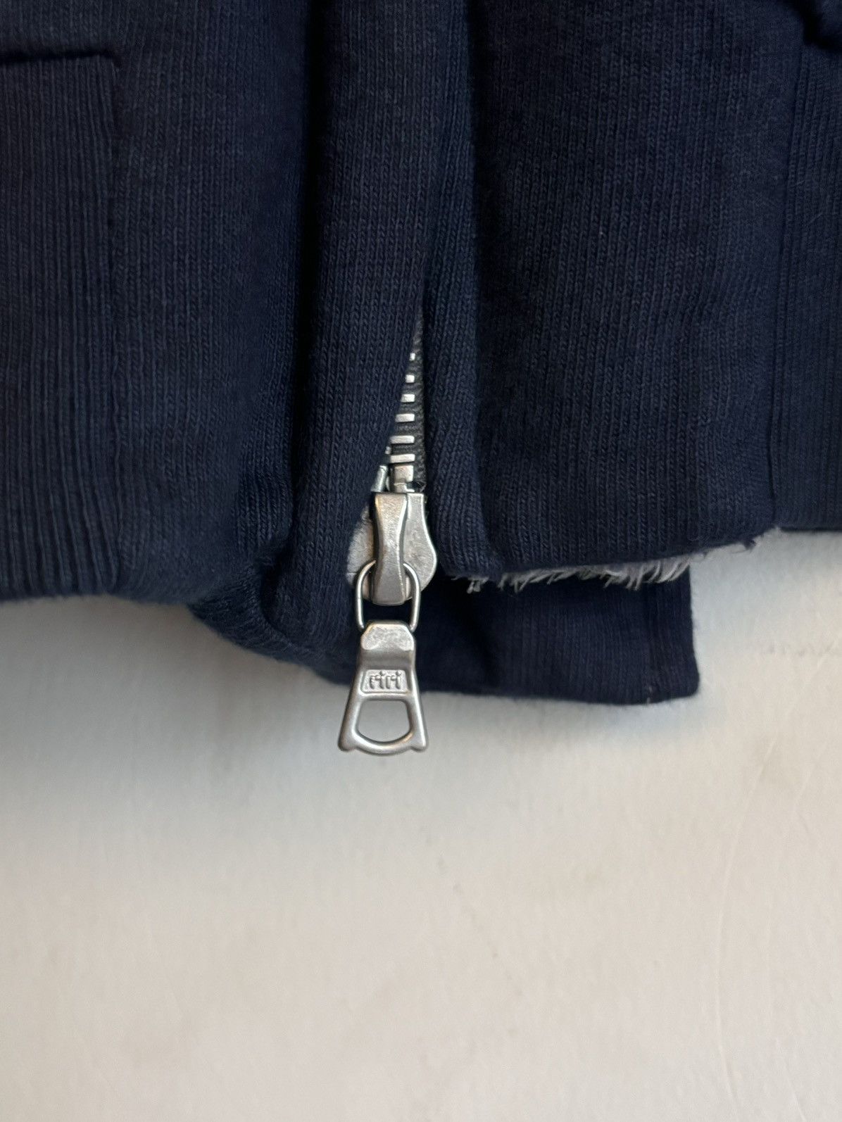 Dries Van Noten Dries Van Noten | Blue Velvet Asymmetric Zipper Jacket Size US M / EU 48-50 / 2 - 5 Thumbnail