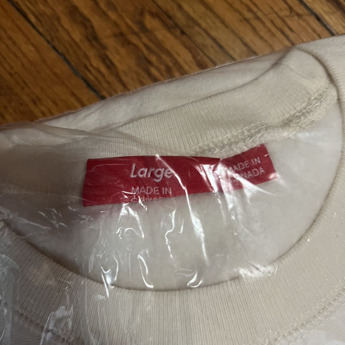 Supreme Supreme Box Logo Crewneck FW18 Natural Size: L Size US L / EU 52-54 / 3 - 3 Thumbnail