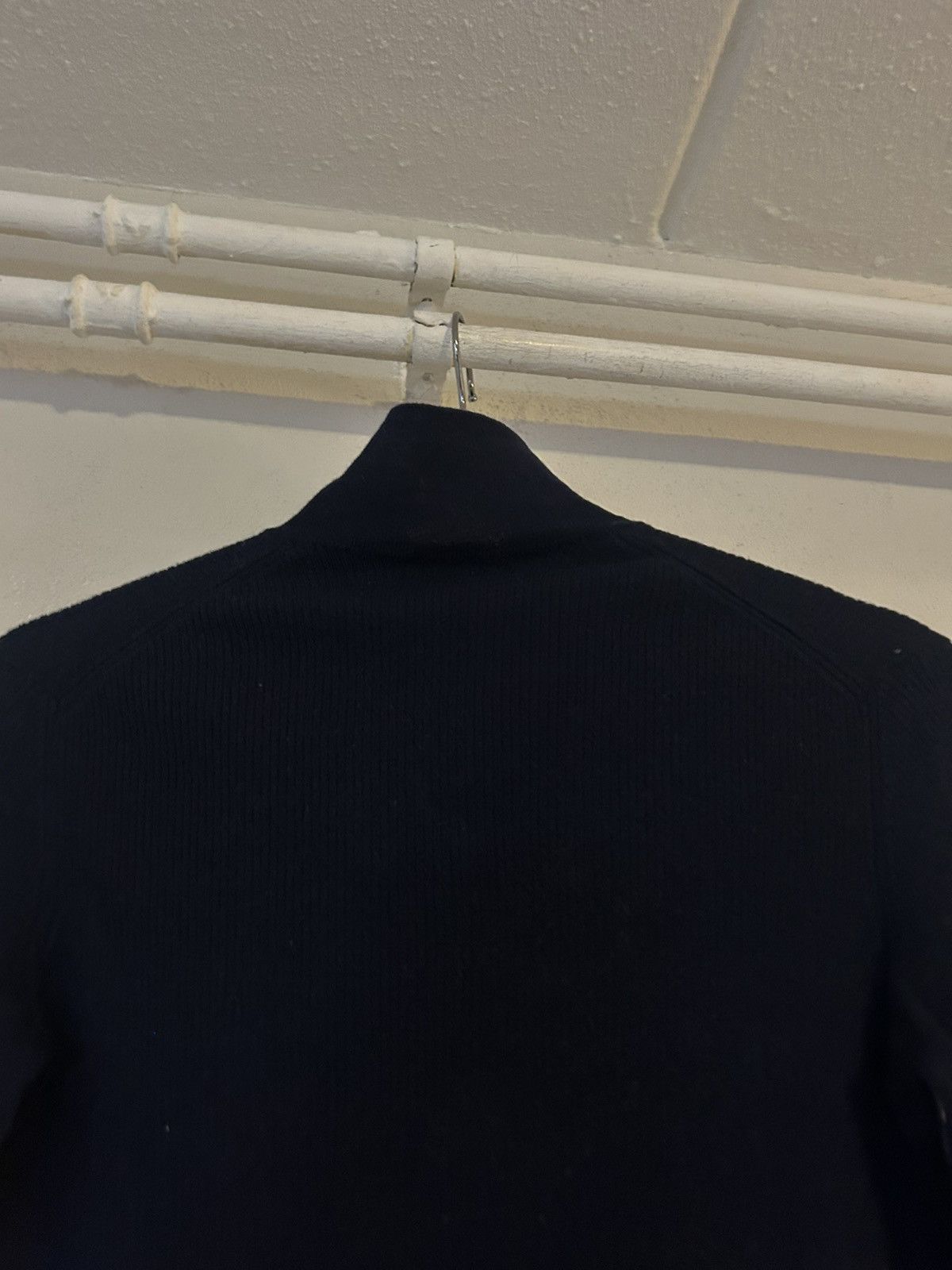 Prada Prada Milano Navy Wool Half-Zip Sweater Size XL / US 12-14 / IT 48-50 - 10 Thumbnail